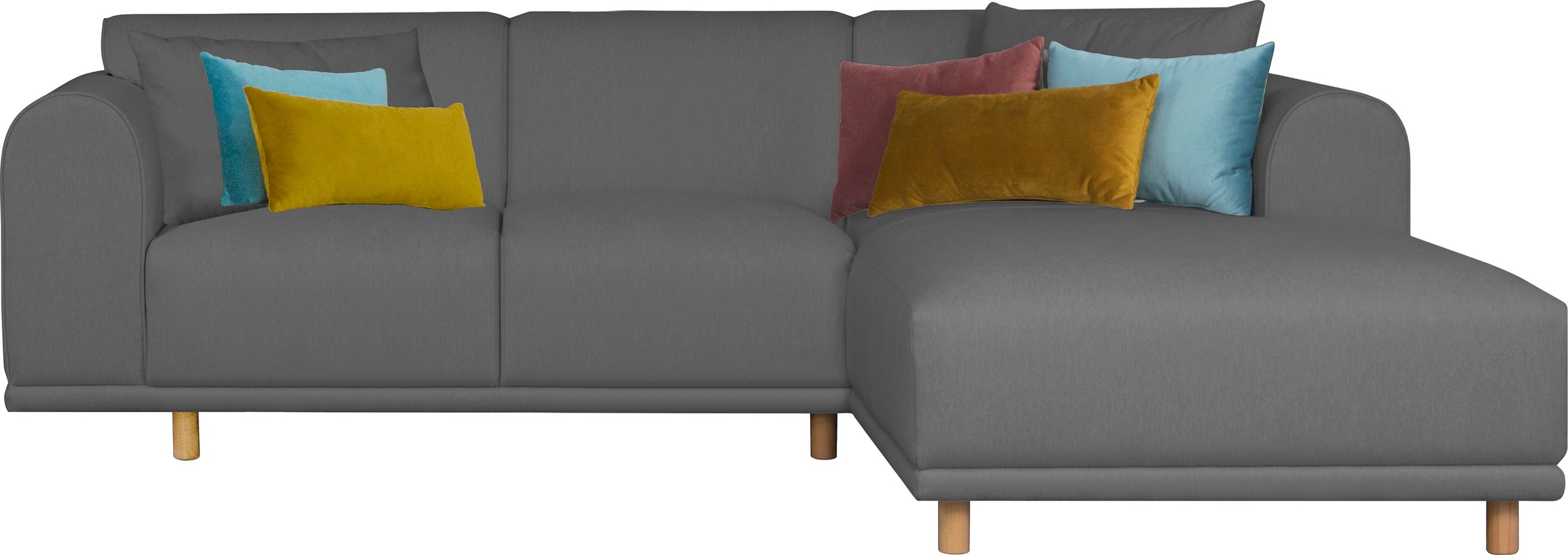 OTTO home Ecksofa "Maroon L-Form" in skandinavischem Design, mit losen Kiss günstig online kaufen
