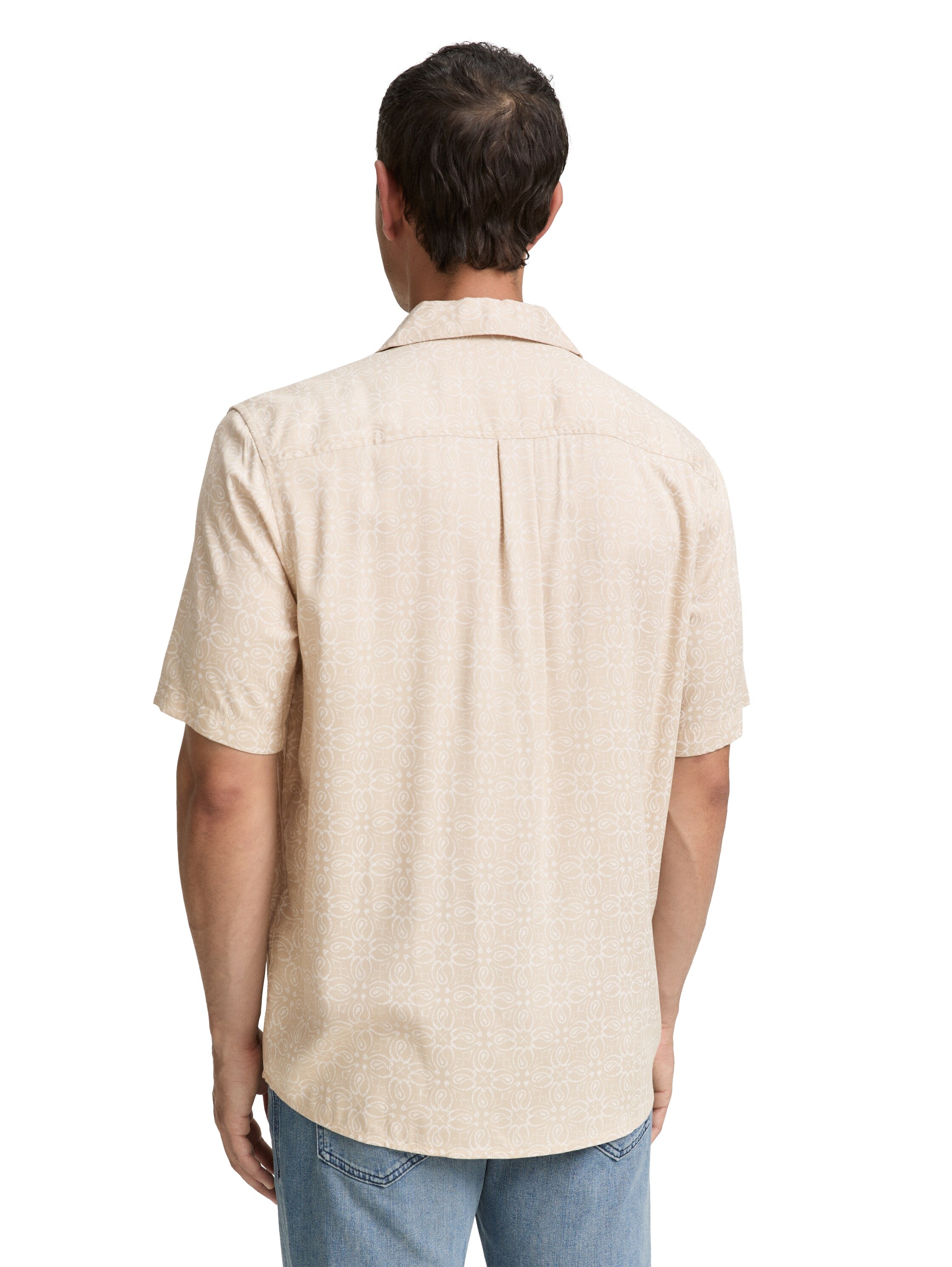 TOM TAILOR Kurzarmhemd, mit All-Over Print günstig online kaufen
