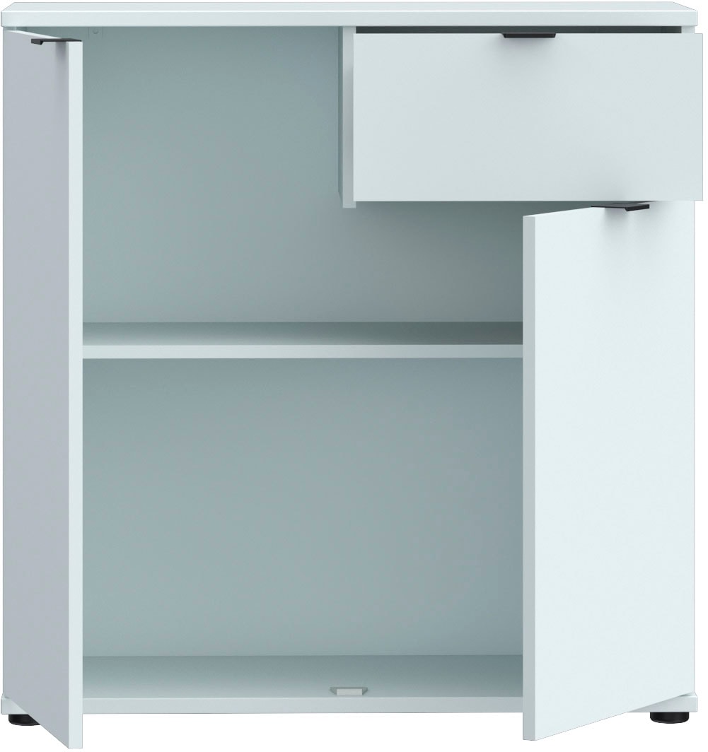 FORTE Kommode »Ganymede«, Kommode, Stauraum, Schublade; Metallgriffe, 4 Dekore, Breite 80,1cm