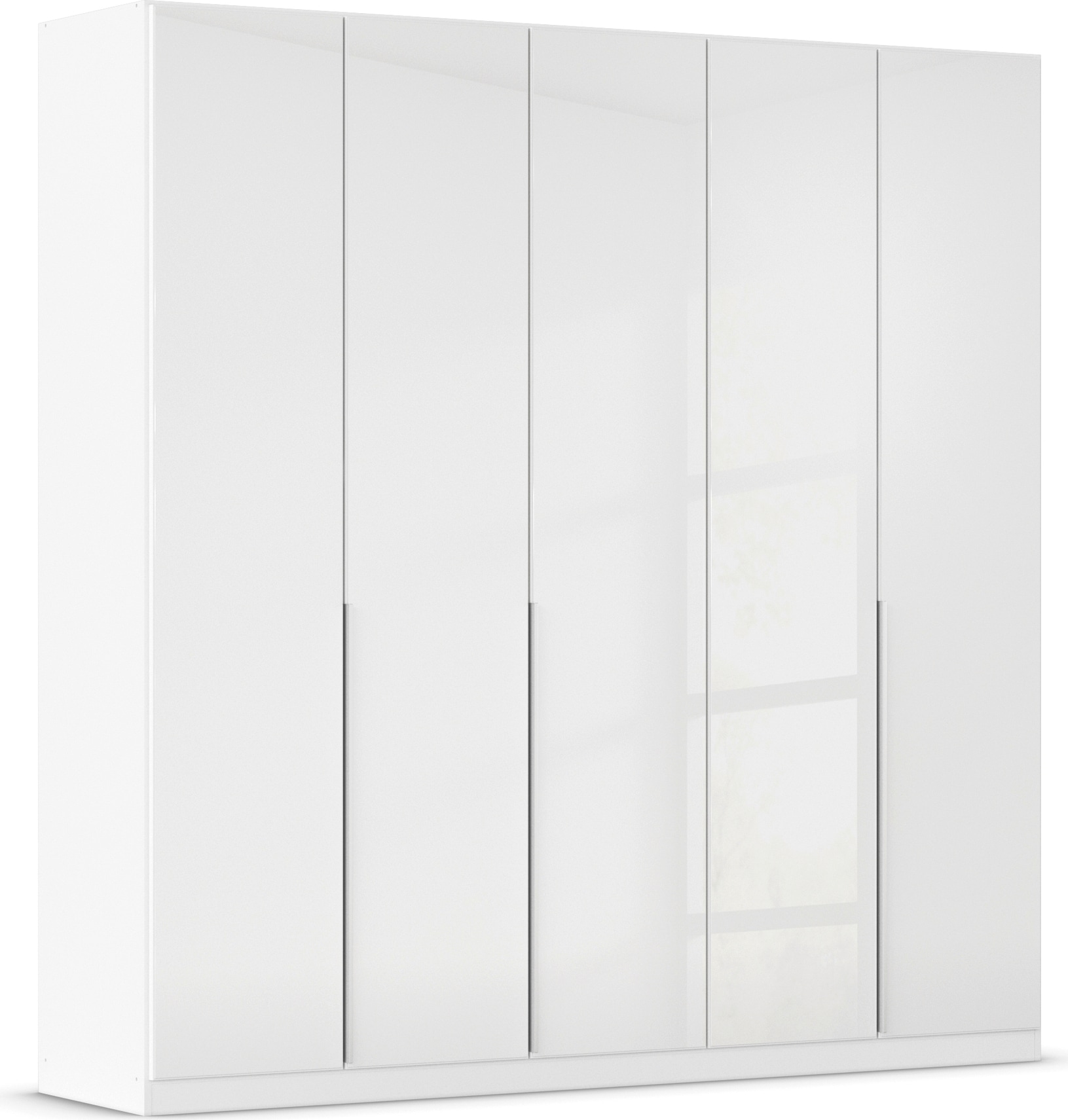 OTTO home Drehtürenschrank "Kleiderschrank Kleiderschränke Schrank Garderobe AGORDO mit Glasfront" in zwei Griff-Farben, Breiten 91-405 cm, durchdachte Innenausstattung, in 8 Breiten und 2 Höhen MADE IN GERMANY