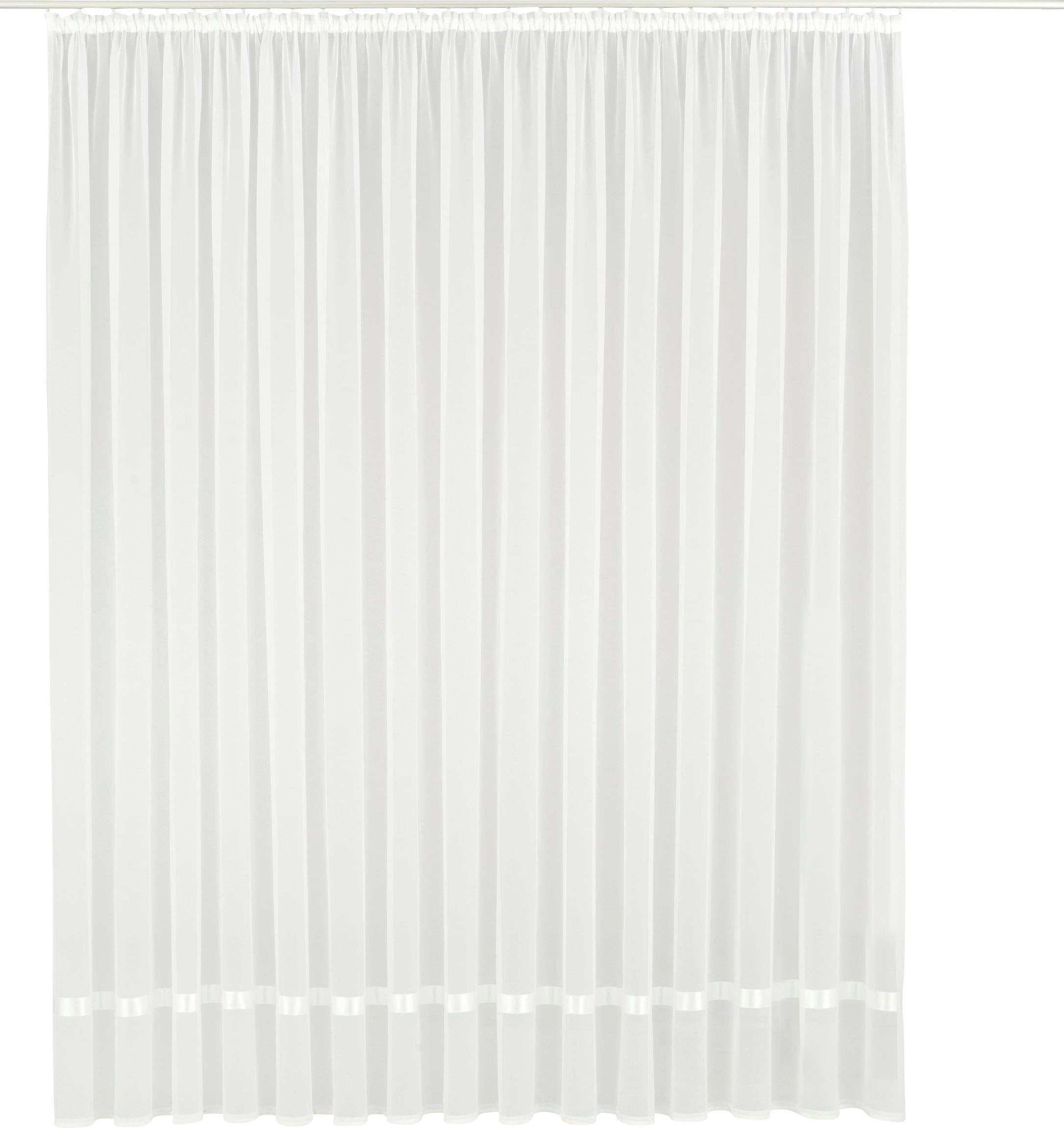 my home Gardine BAUR transparent Vorhang, (1 »Eby«, Fertiggardine, bestellen St.), Store, 