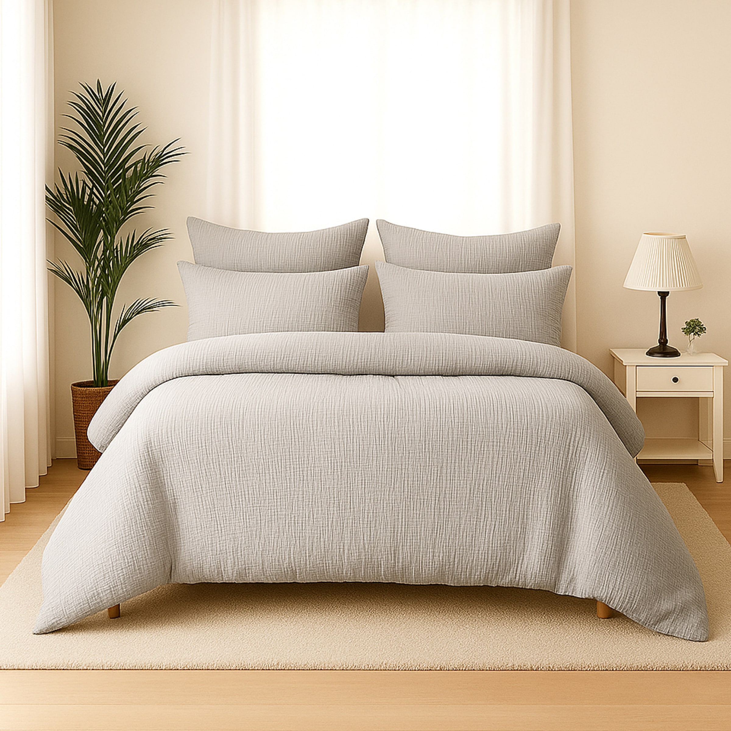 Wolkenfeld Kissenbezug "Wolkenfeld Musselin Kissenbezug 40x80 - 80x80 cm mi günstig online kaufen