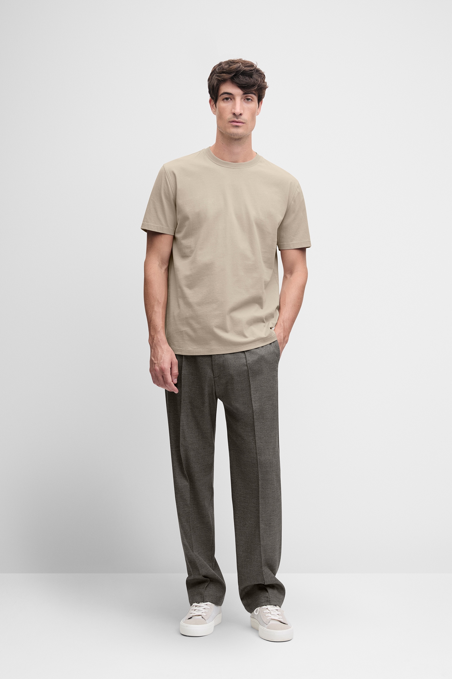 Cinque T-Shirt »CIDANI« Rundhalsausschnitt, Slim Fit, reine Baumwolle