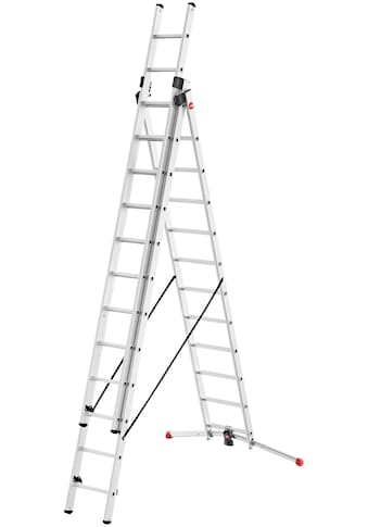 Anlegeleiter »S100 ProfiLOT«, Aluminium Kombileiter 3-teilig, 3x12-sprossig