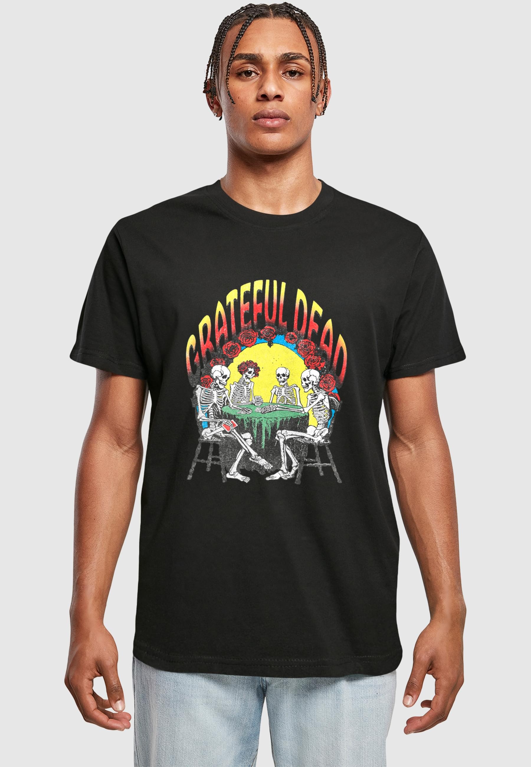 Thumbnail - Merchcode T-Shirt "Merchcode Grateful Dead Poker Game Tee" 1 Stk. tlg.
