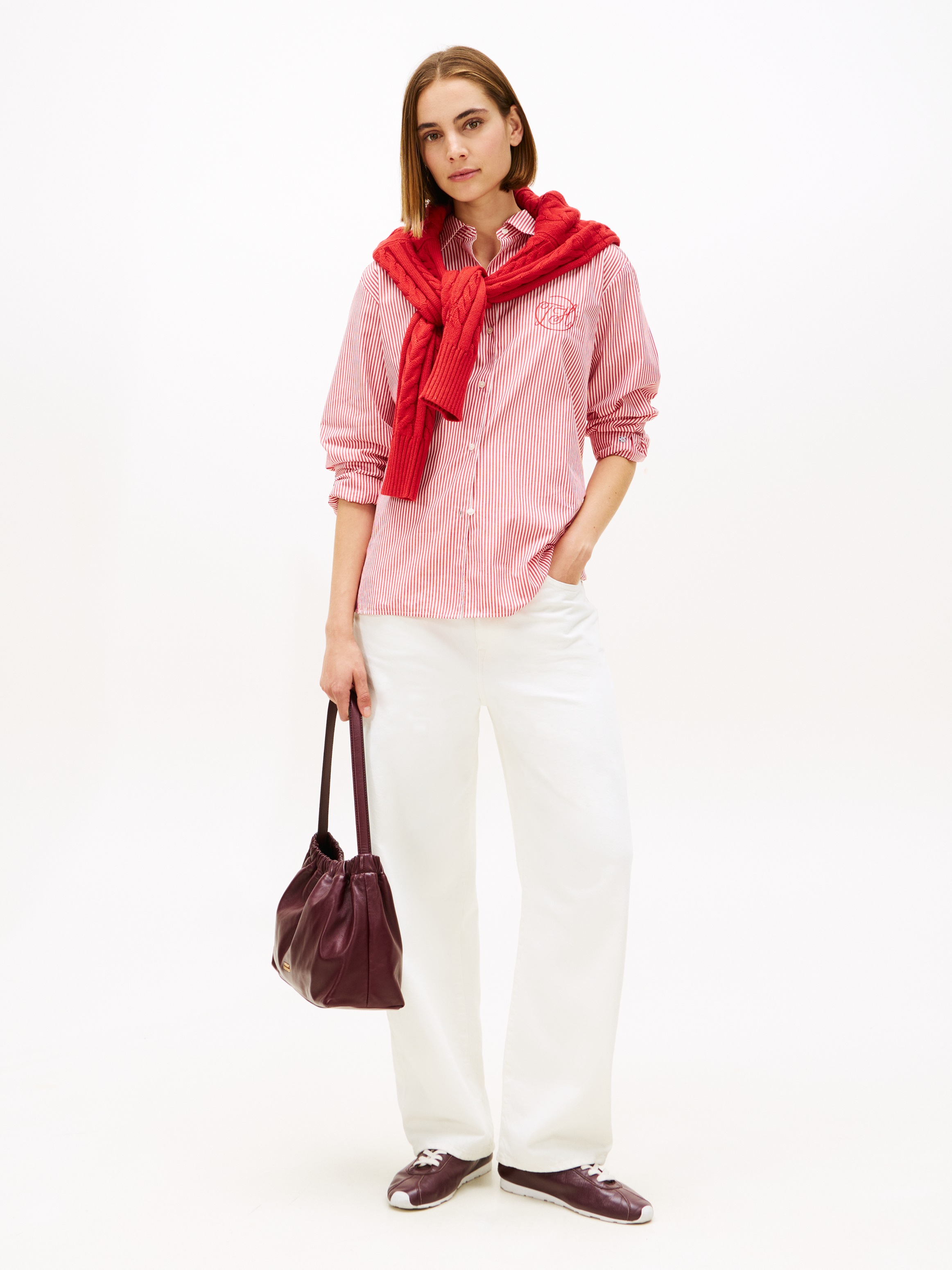 Thumbnail - Tommy Hilfiger Hemdbluse "COTTON EASY SHIRT"