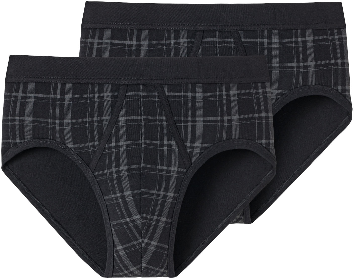 Schiesser Slip "Original Classics", mit kontrastfarbenem Karomuster günstig online kaufen