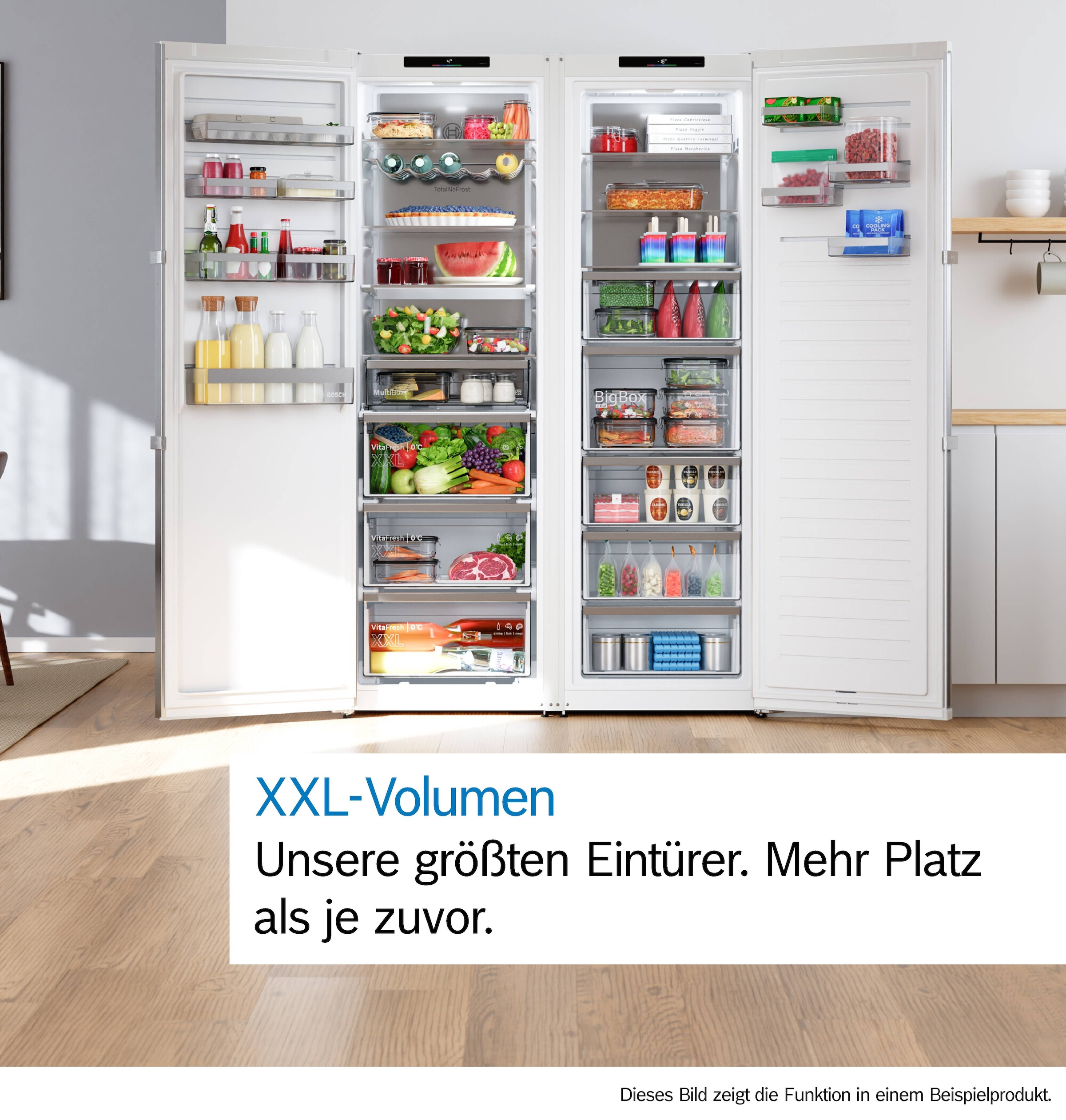 BOSCH Gefrierschrank Serie 4 »GSN36VCCG« 186,2 cm hoch 59,5 cm breit Nie wieder abtauen mit leisem No Frost Gefrierschrank.