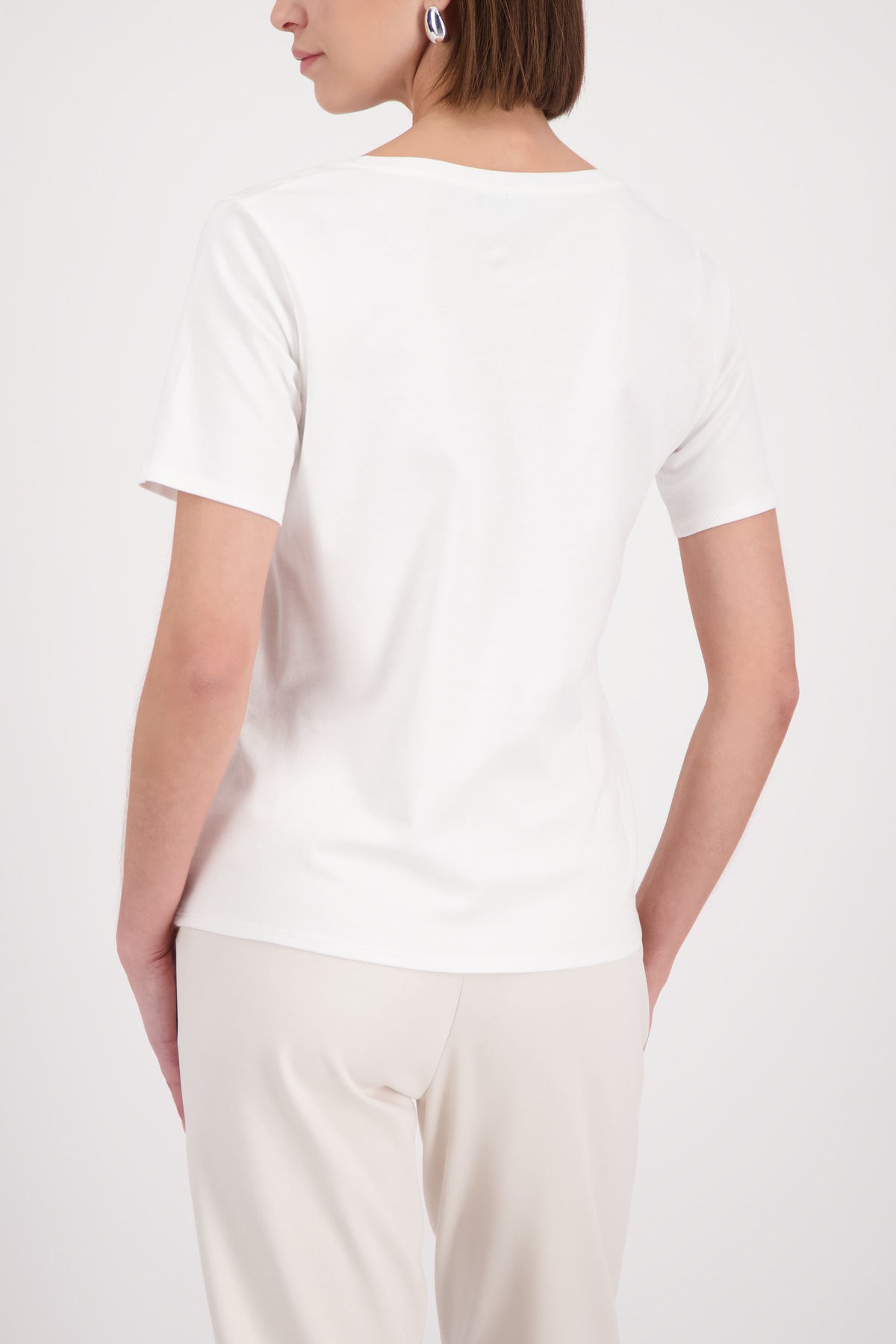 Thumbnail - Monari T-Shirt Rundhalsausschnitt, Regular Fit, Strasssteine