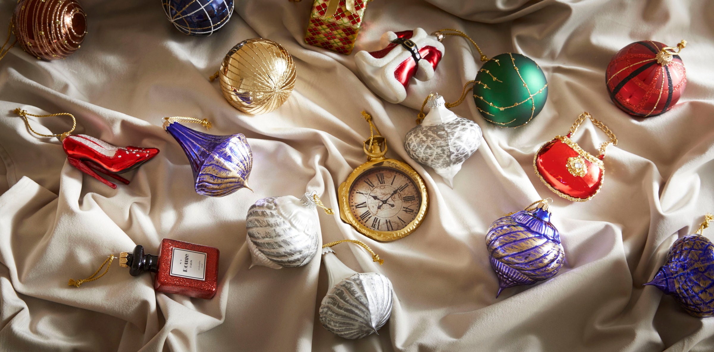 Guido Maria Kretschmer Home&Living Weihnachtsbaumkugel »Rikka, Weihnachtsdeko, Christbaumschmuck« Christbaumkugeln aus Glas, mundgeblasen und handbemalt