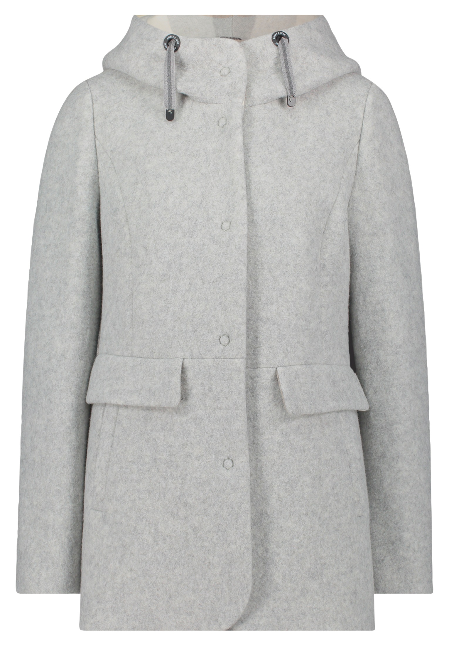 Amber & June Winterjacke "Amber & June Damen Winterjacke mit Kapuze", mit K günstig online kaufen