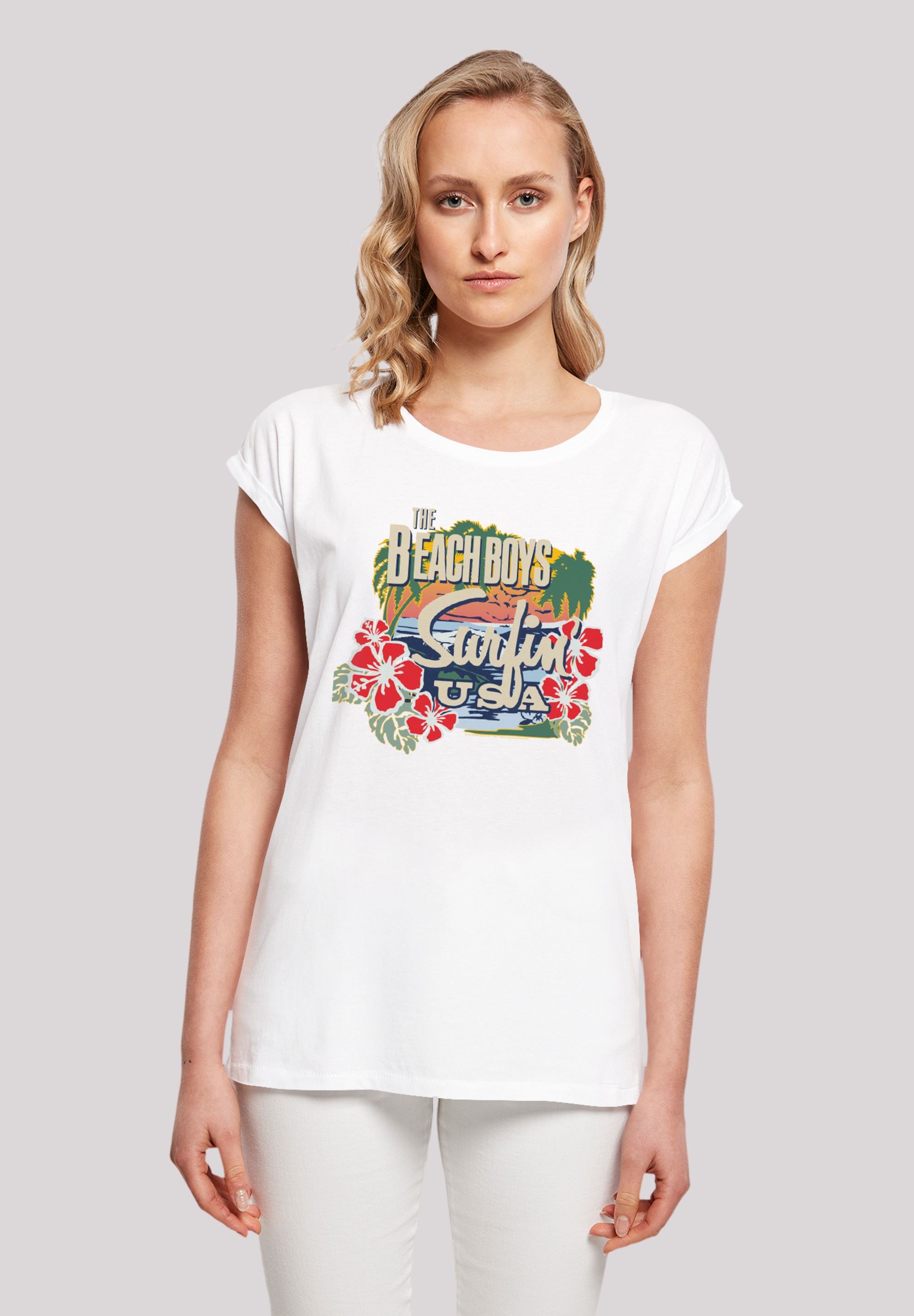 F4NT4STIC T-Shirt »The Beach Boys Musik Band Tropical« Premium Qualität