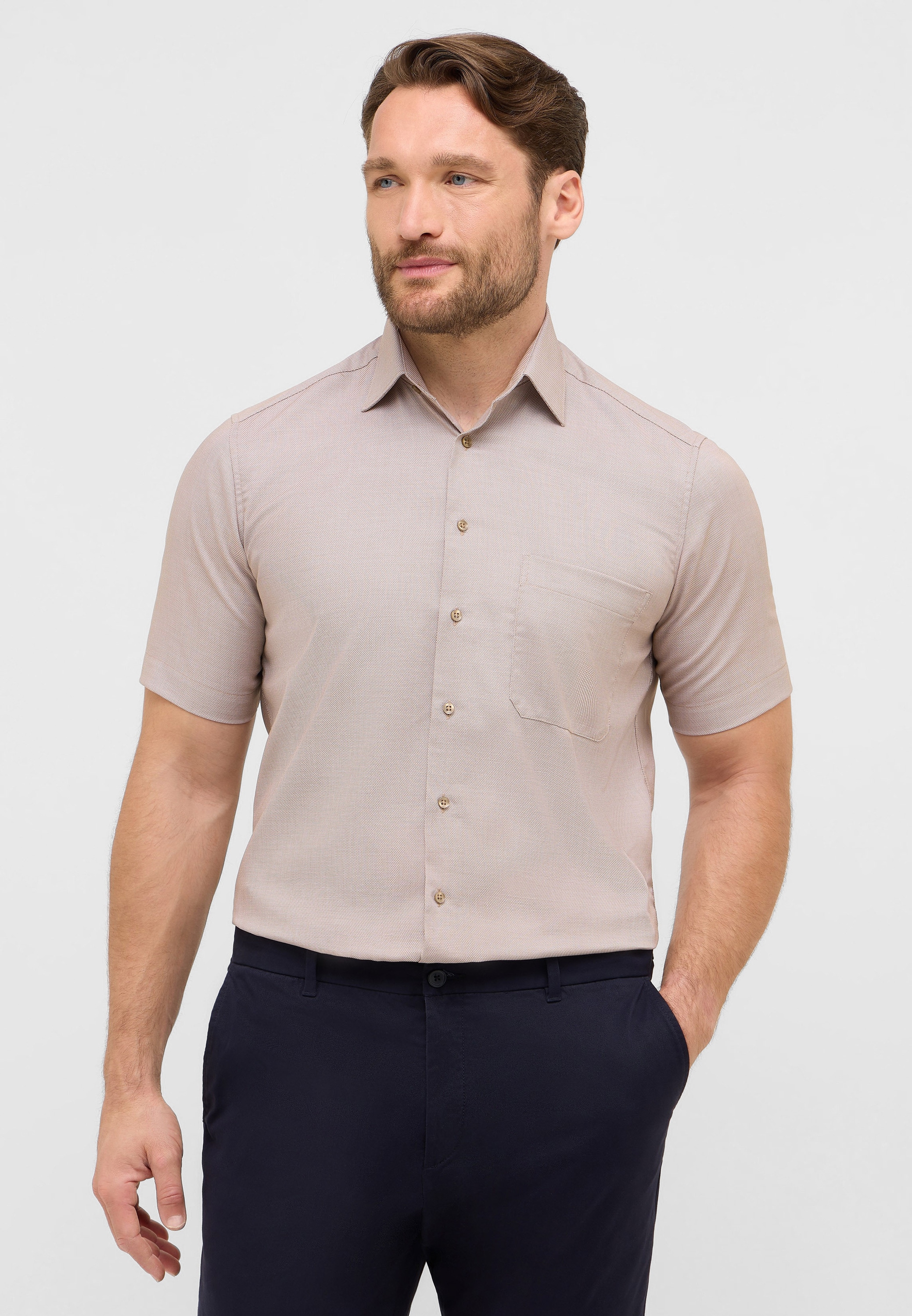 Eterna Kurzarmhemd "COMFORT FIT", NON IRON (bügelfrei) günstig online kaufen