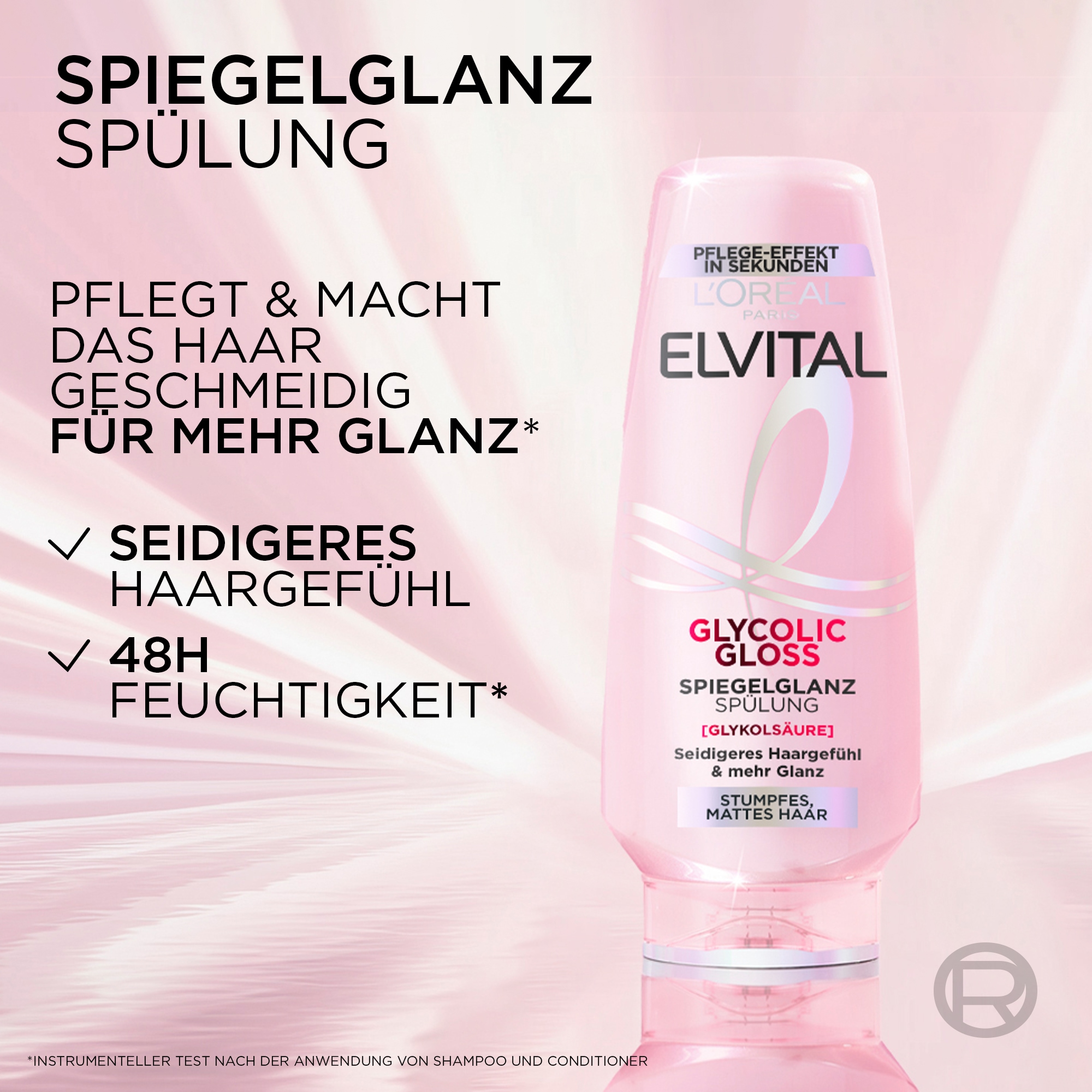 L'ORÉAL PARIS Haarspülung »L'Oréal Paris Elvital Glycolic Gloss Spülung 6er Packung«
