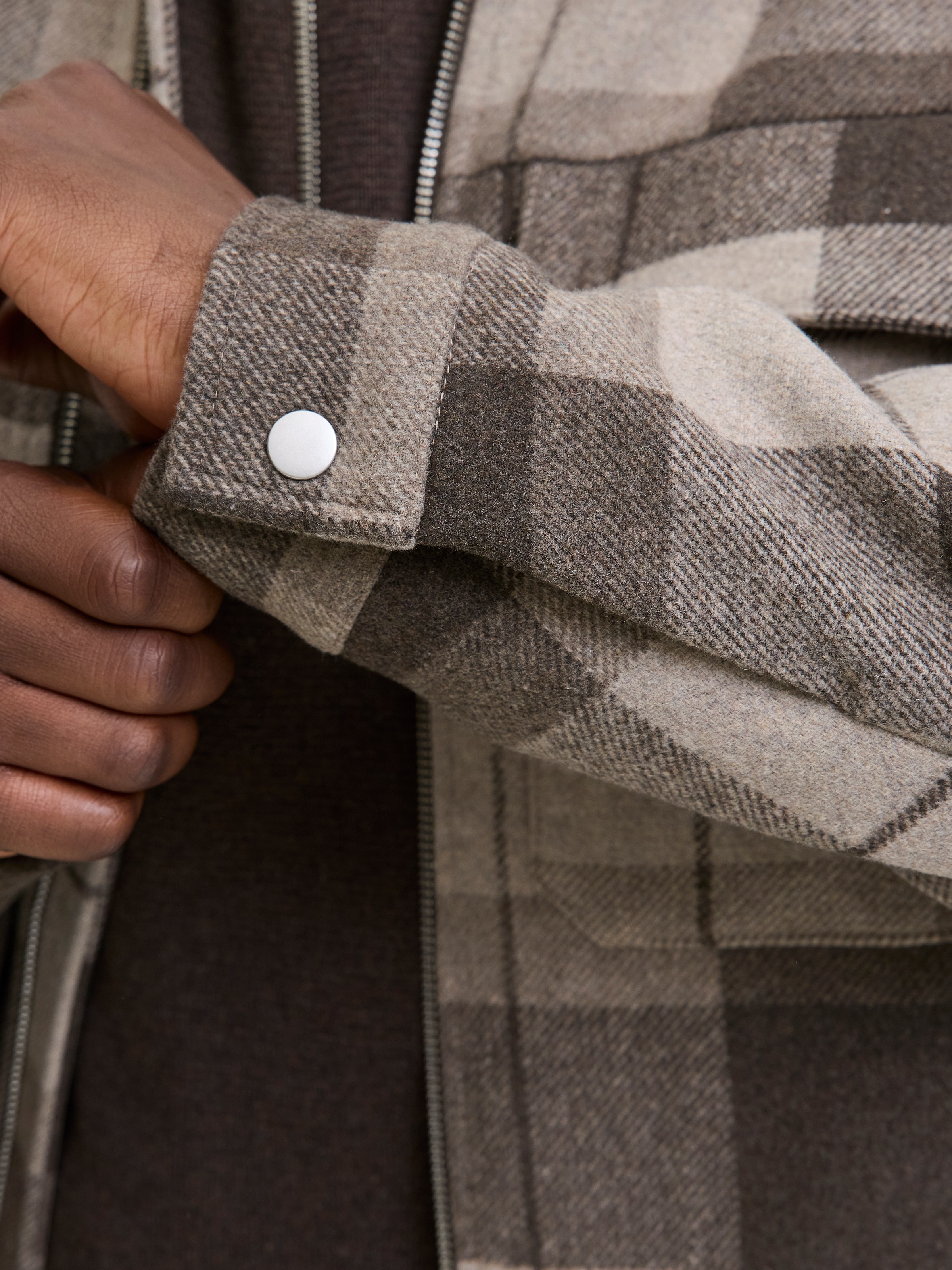 Thumbnail - Jack & Jones Wolljacke "JPRCCRUSSEL WOOL BLEND JACKET SN" ohne Kapuze