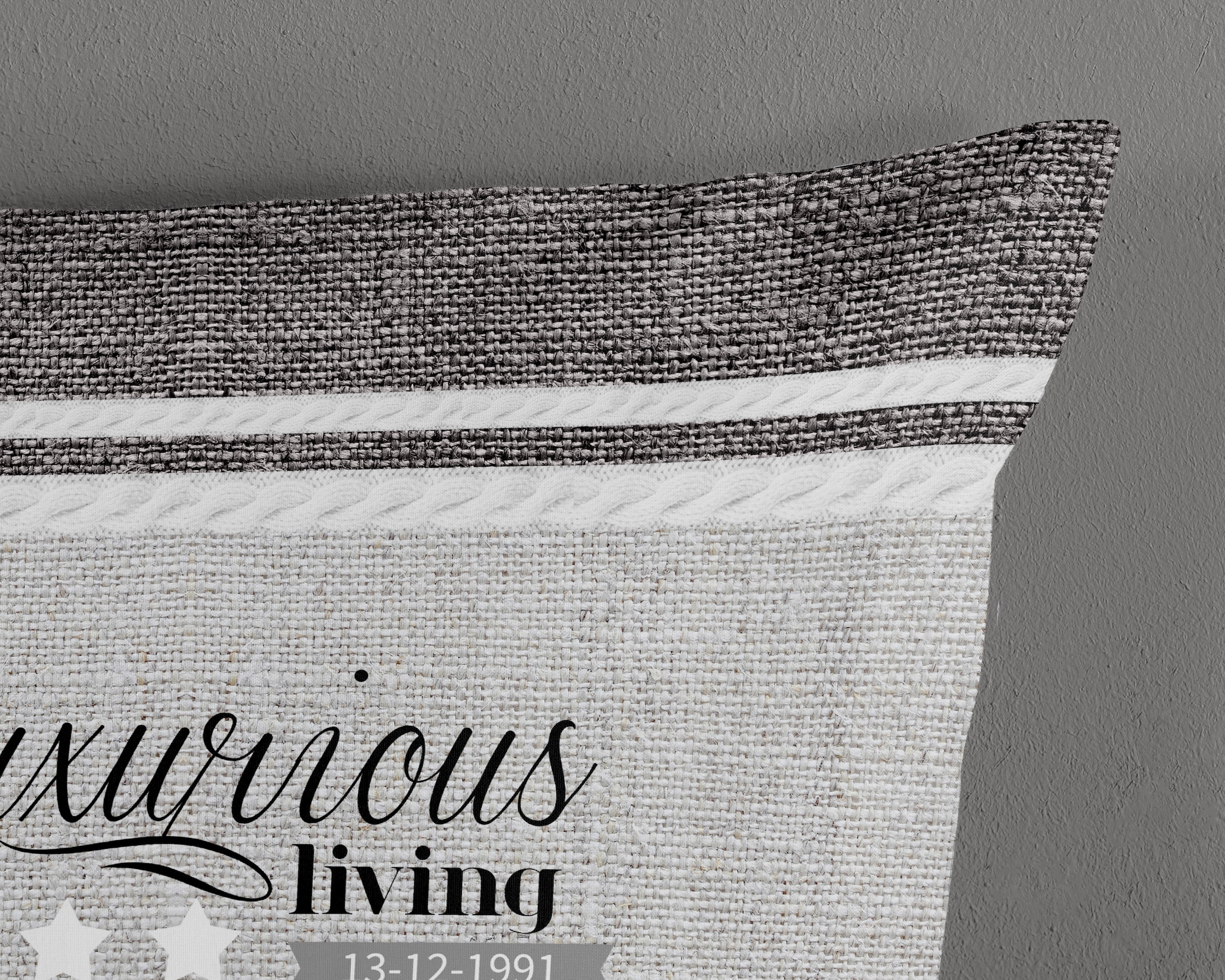 PURE luxury collection Wendebettwäsche »Suite«, Mikrofaser, 135x200, 2 Teilig, Pflegeleicht, Wendeoptik, Simple, Grau