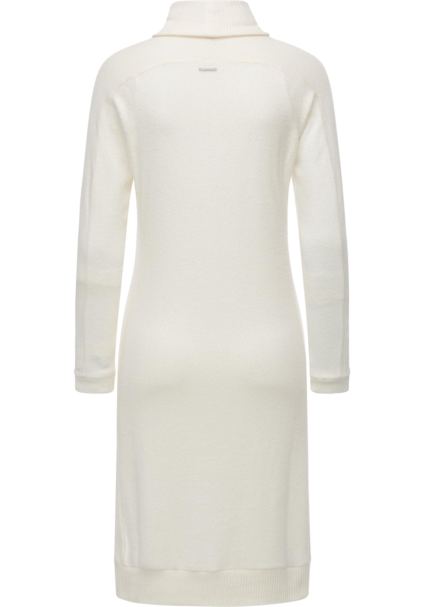 Ragwear Jerseykleid »Peona« Ohne Taschen Modisches Damen Pulloverkleid mit Rollkragen