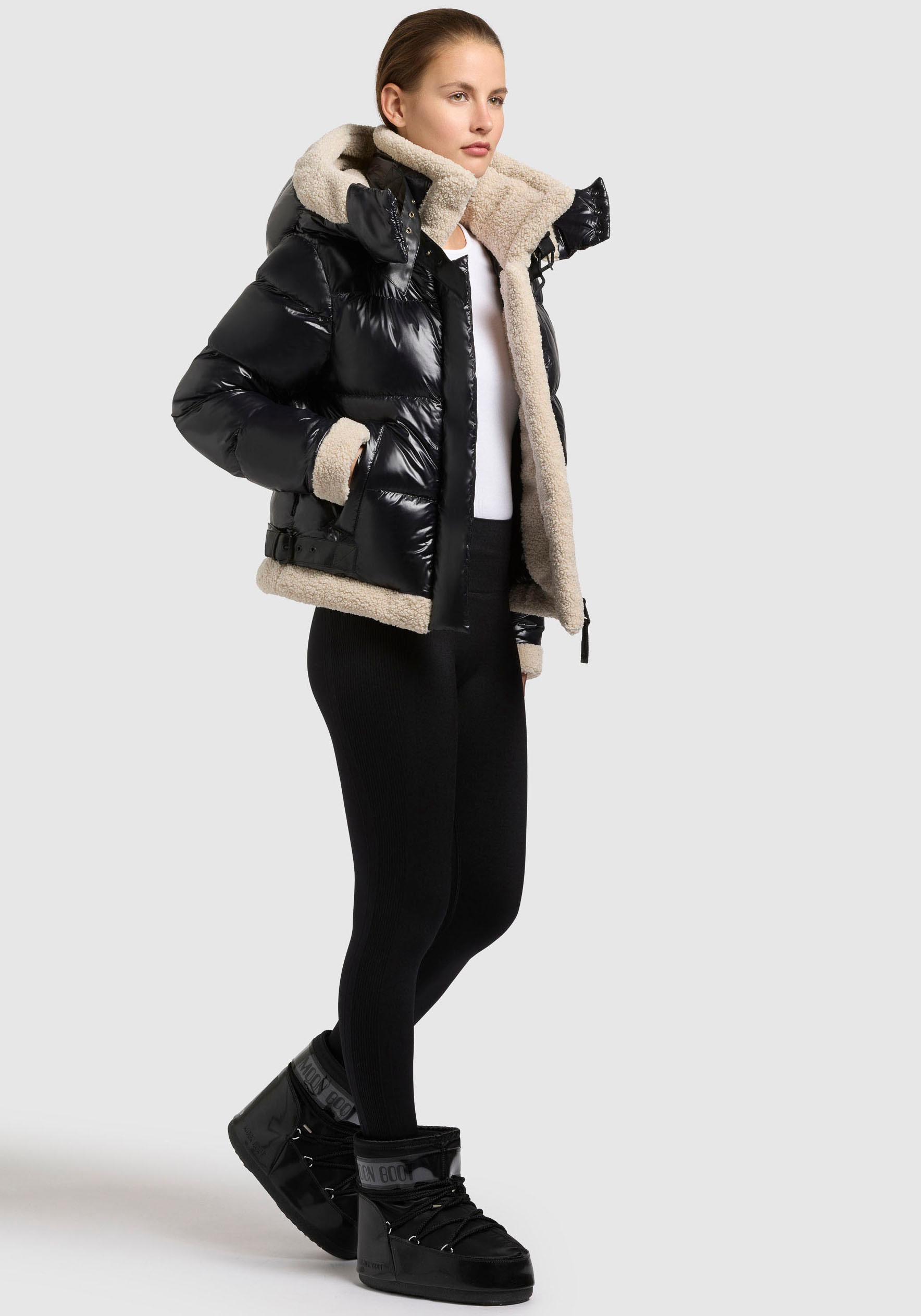 khujo Steppjacke »NESSIE«, mit Kapuze