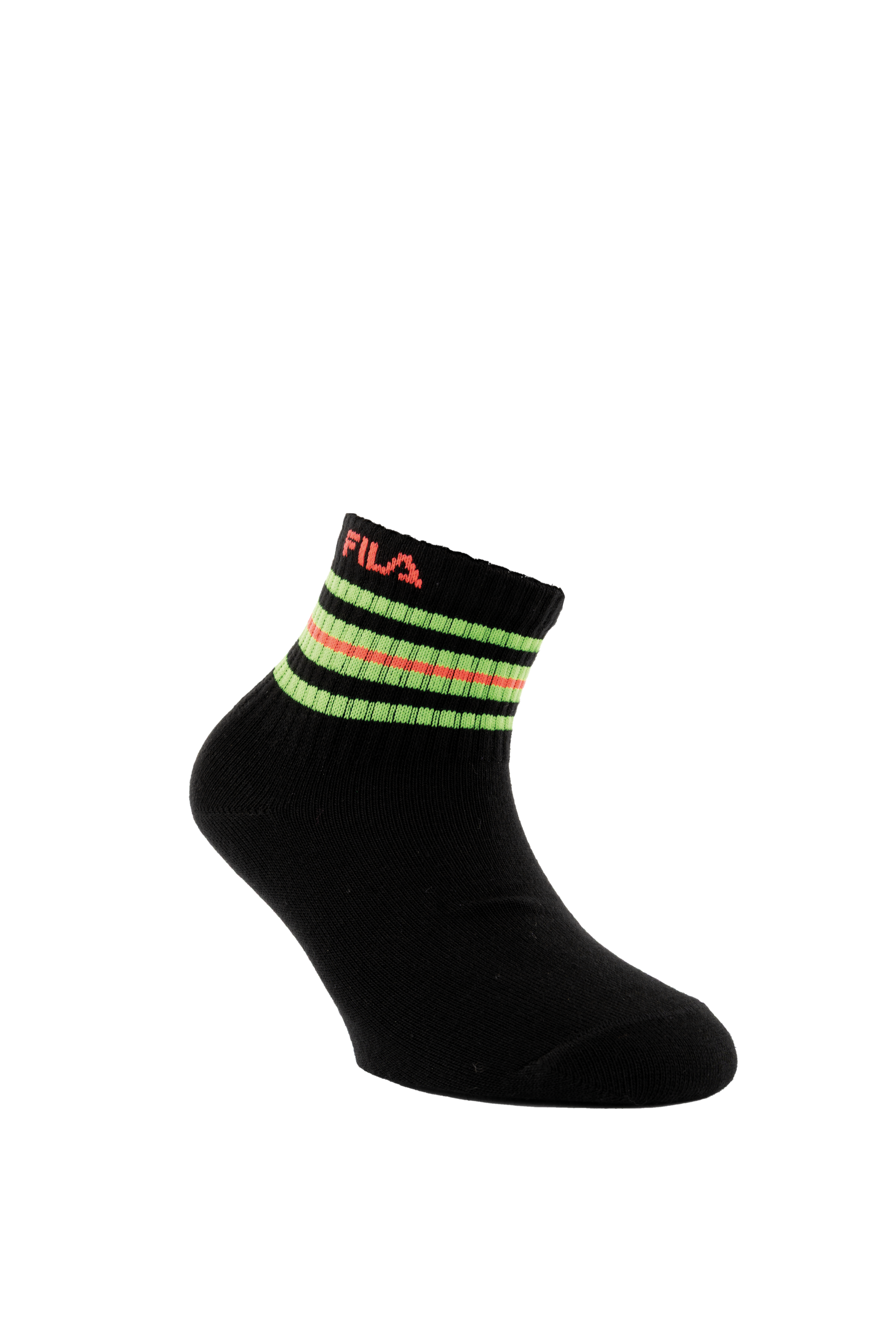Fila Kurzsocken 6 Paar,  Cotton-Mix, mit Rippenbündchen