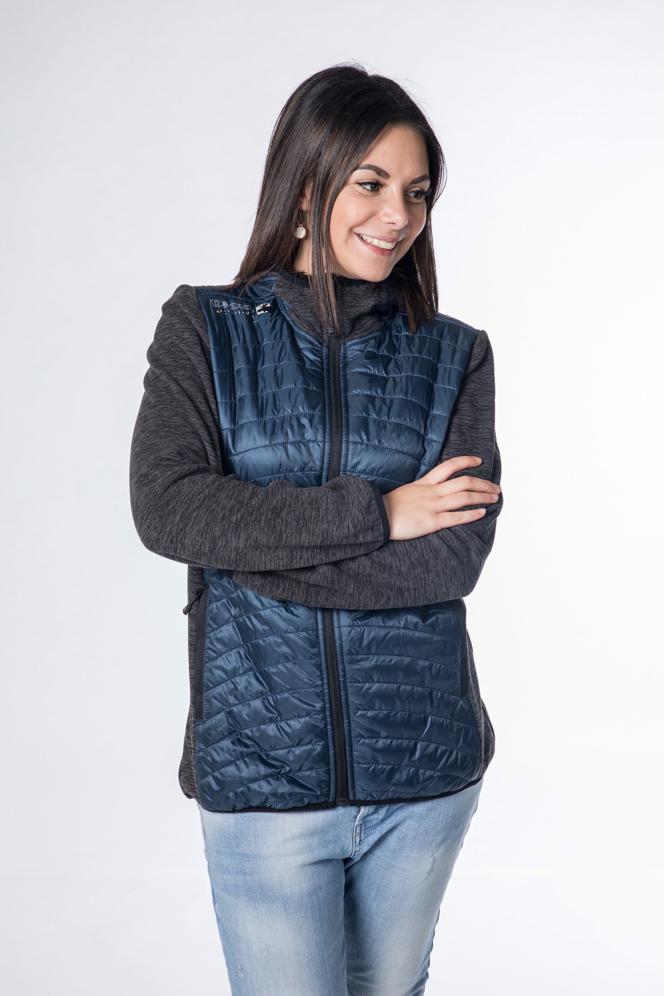 DEPROC Active Steppjacke "GILMOUR COMFORT WOMEN" mit Kapuze auch in Großen Größen erhältlich