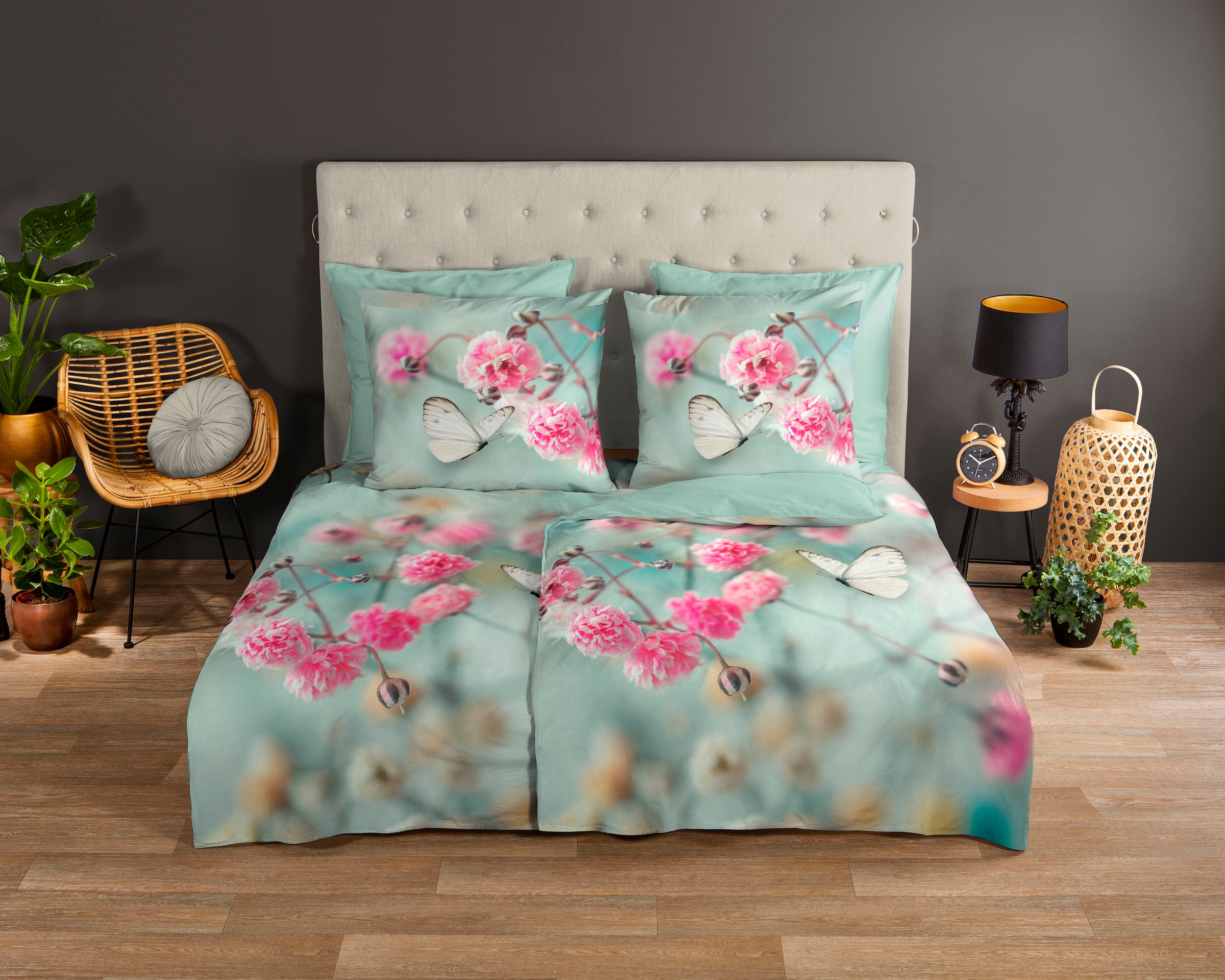 good morning Wendebettwäsche "Adel" 2 Stk. tlg. 100% Baumwolle, 135x200, Re günstig online kaufen