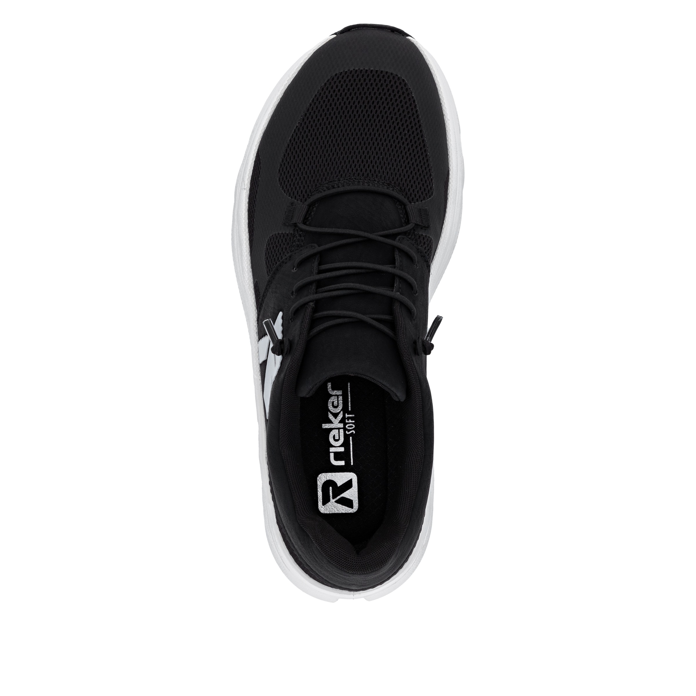 RIEKER Sport Plateausneaker, Slip-on Sneaker, Halbschuh, Freizeitsneaker mit MemoSoft-Innensohle