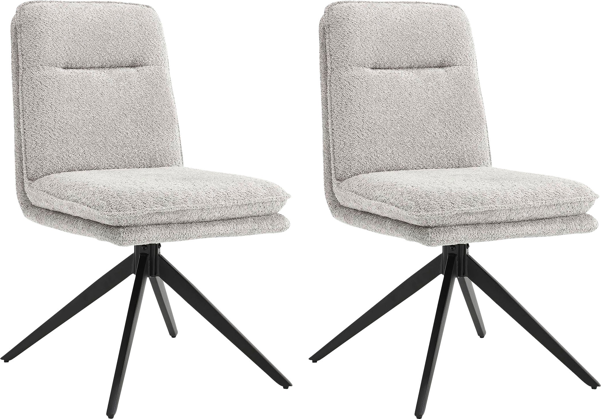 Home affaire Esszimmerstuhl "Valencia", (Set), 2 St., Boucle, verschiedene günstig online kaufen