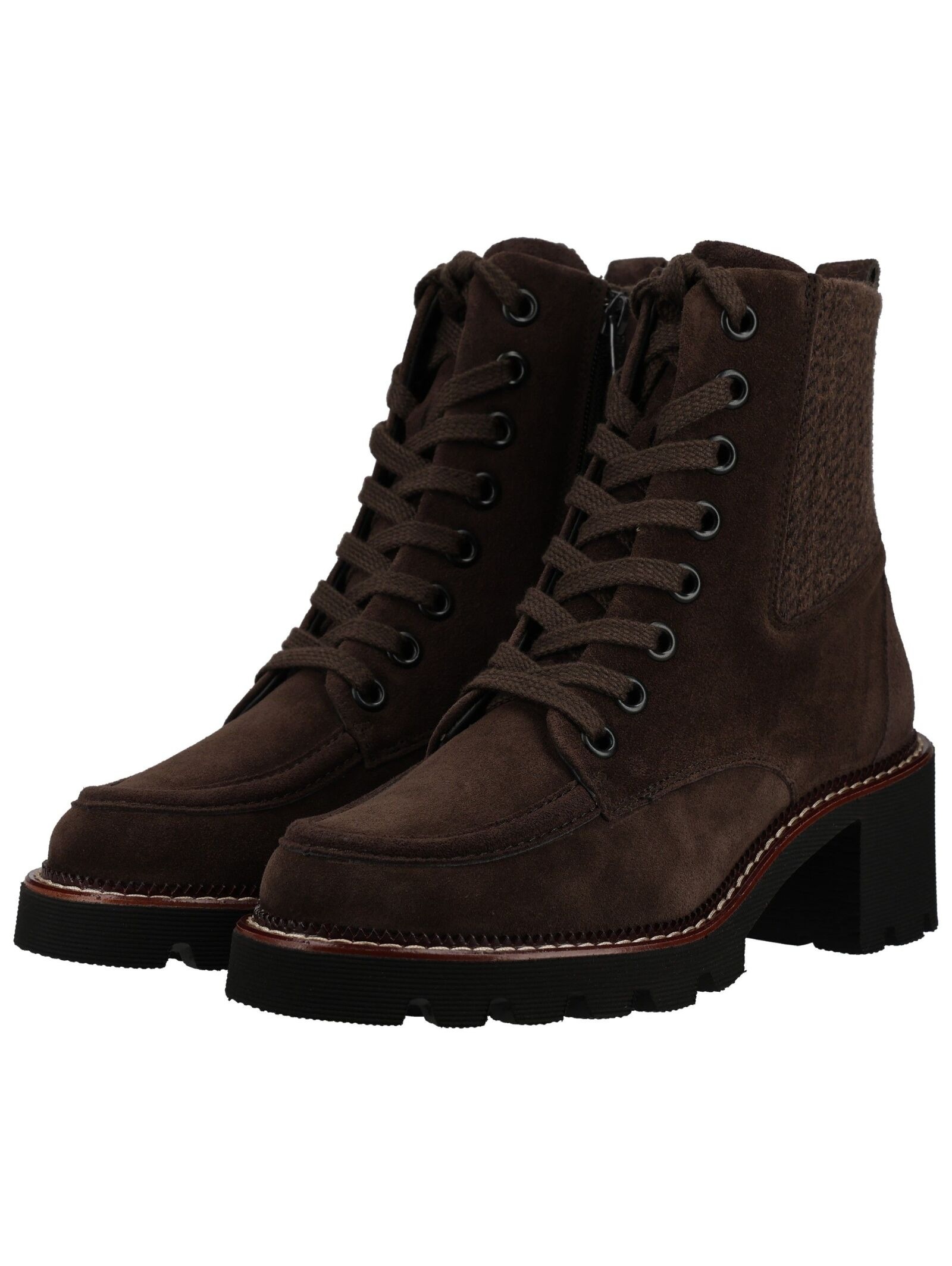 Paul Green Schnürstiefelette »Paul Green Stiefelette Veloursleder/Textil«