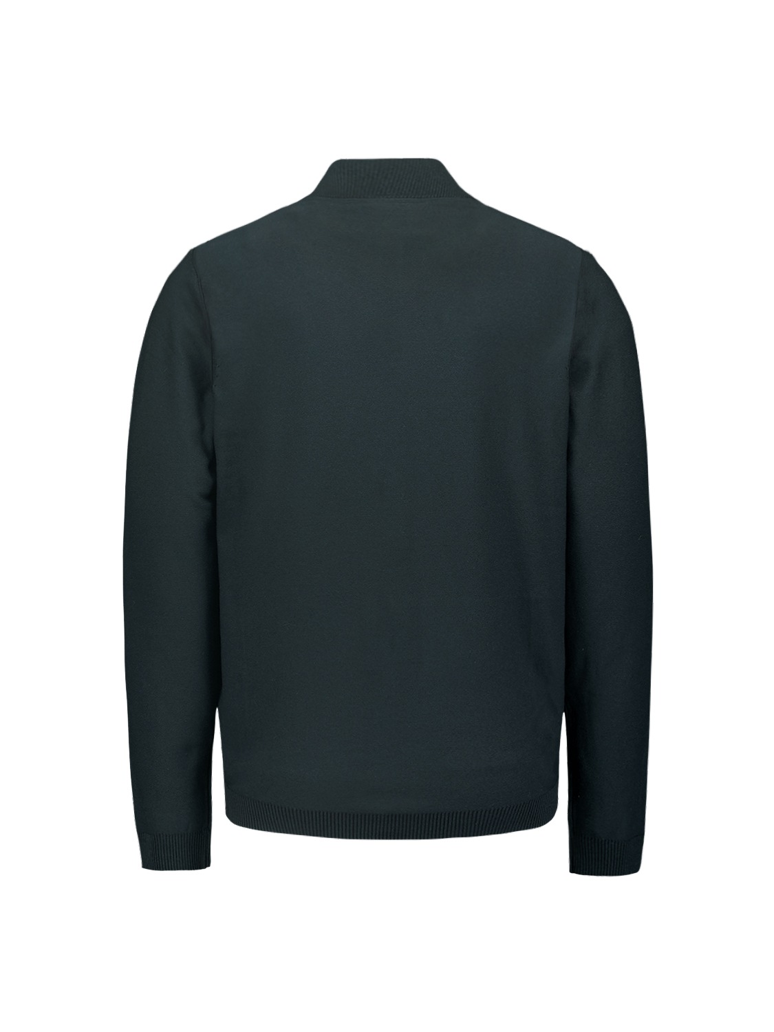 NO EXCESS Rundhalspullover »No Excess Zweifarbige Strickjacke von Timeless Basics«