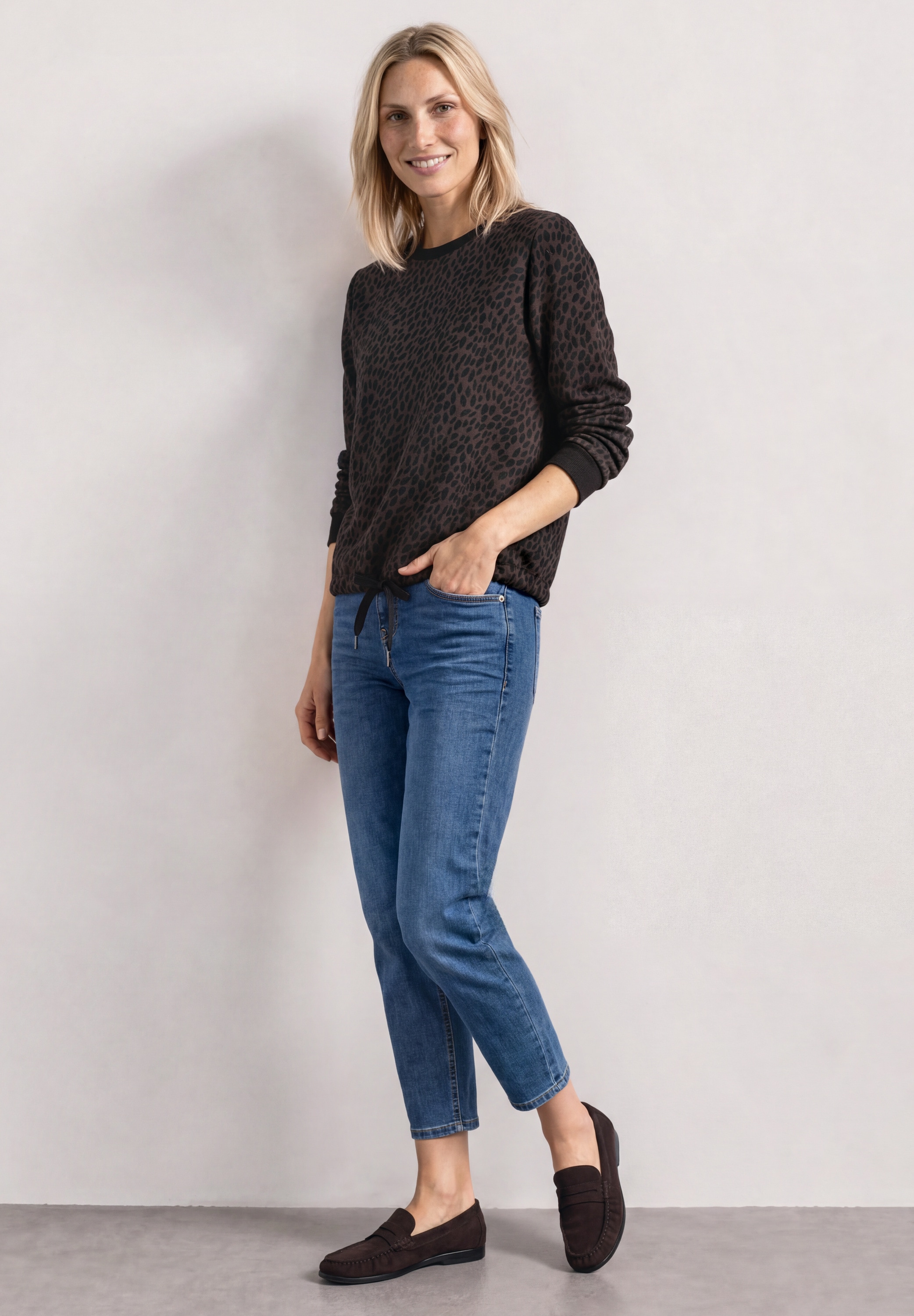 STREET ONE Sweatshirt , mit Leomuster

