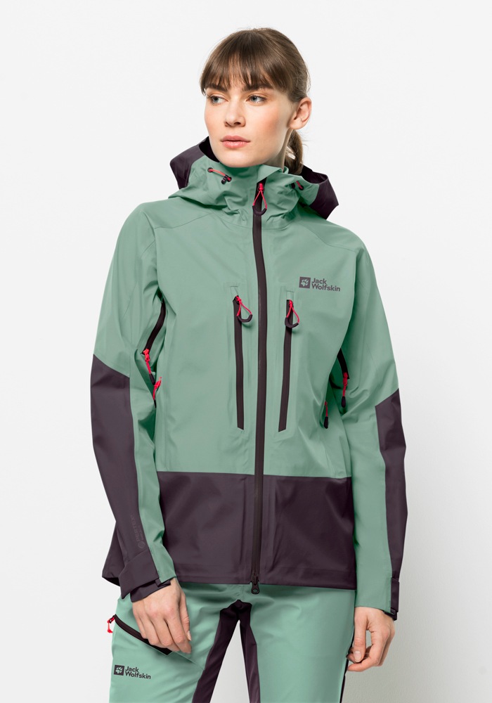 Jack Wolfskin Funktionsjacke "ALPSPITZE 3L JKT W", mit Kapuze