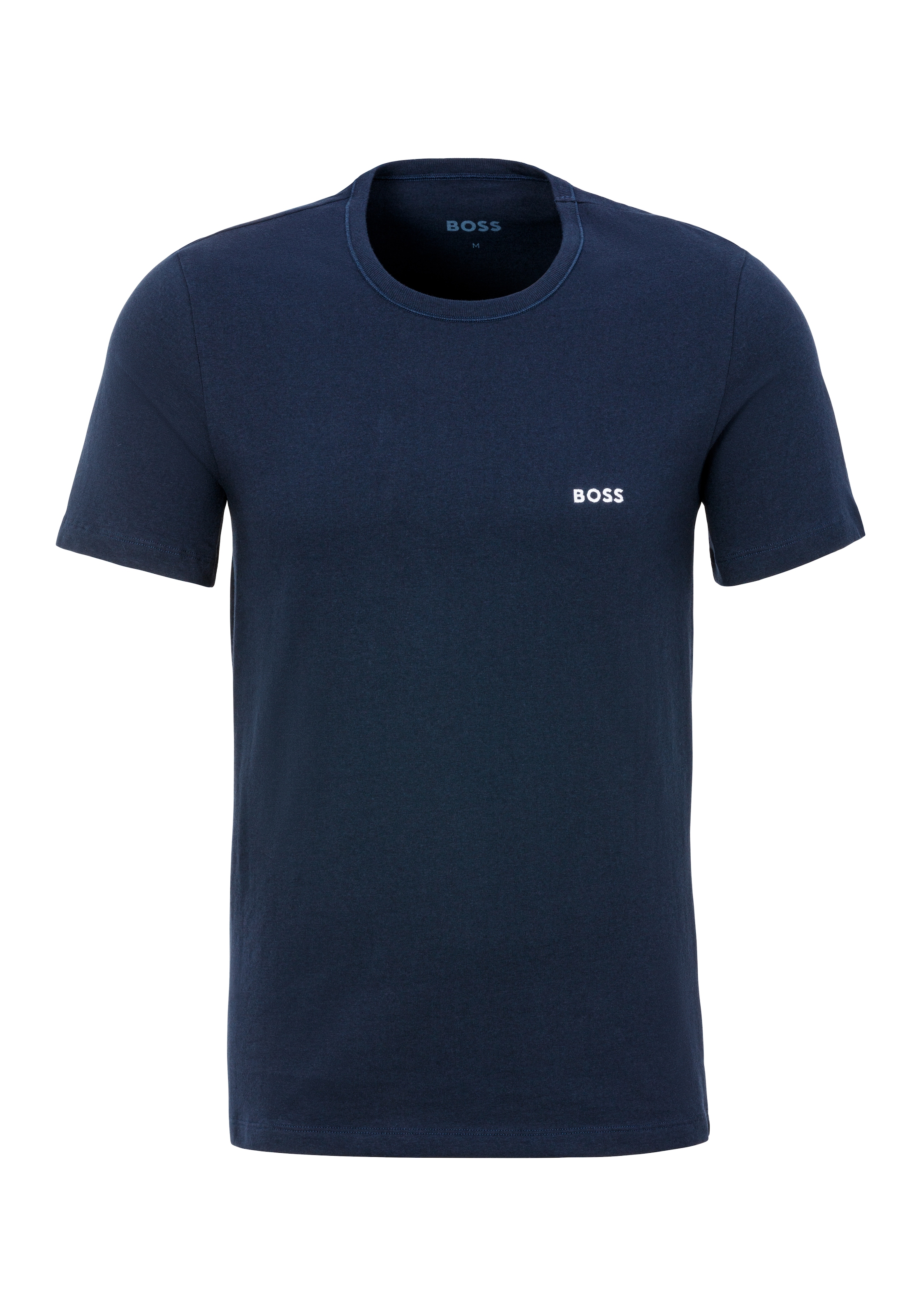 BOSS T-Shirt »TShirtRN 3P Classic«, (Packung, 3 tlg.), mit BOSS Stickerei