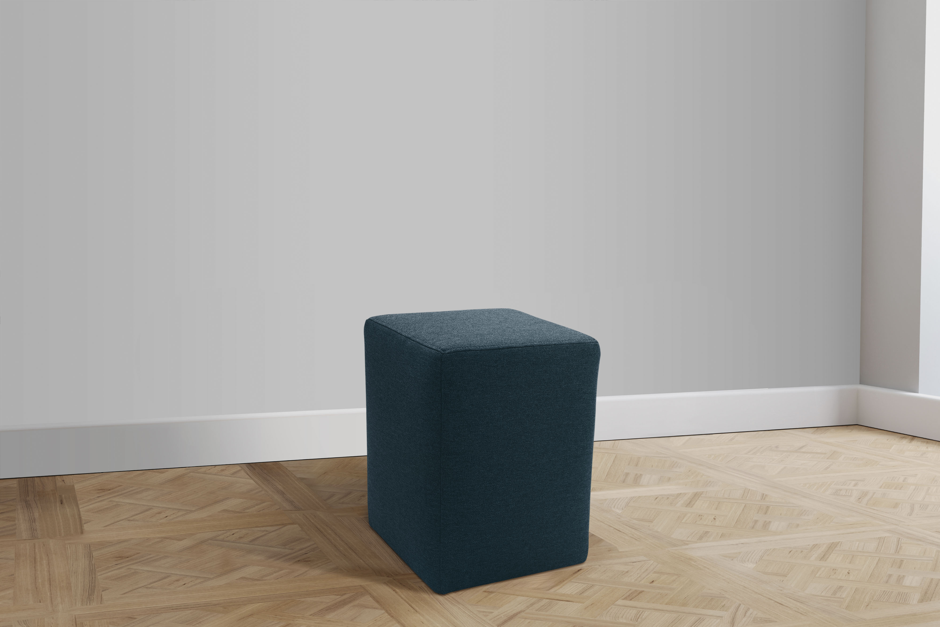 DOMO collection Polsterhocker "700012 B/T/H: 38/38/47 cm" in 2 Wochen lieferbar, in vielen Farben, Cord und Feinstruktur