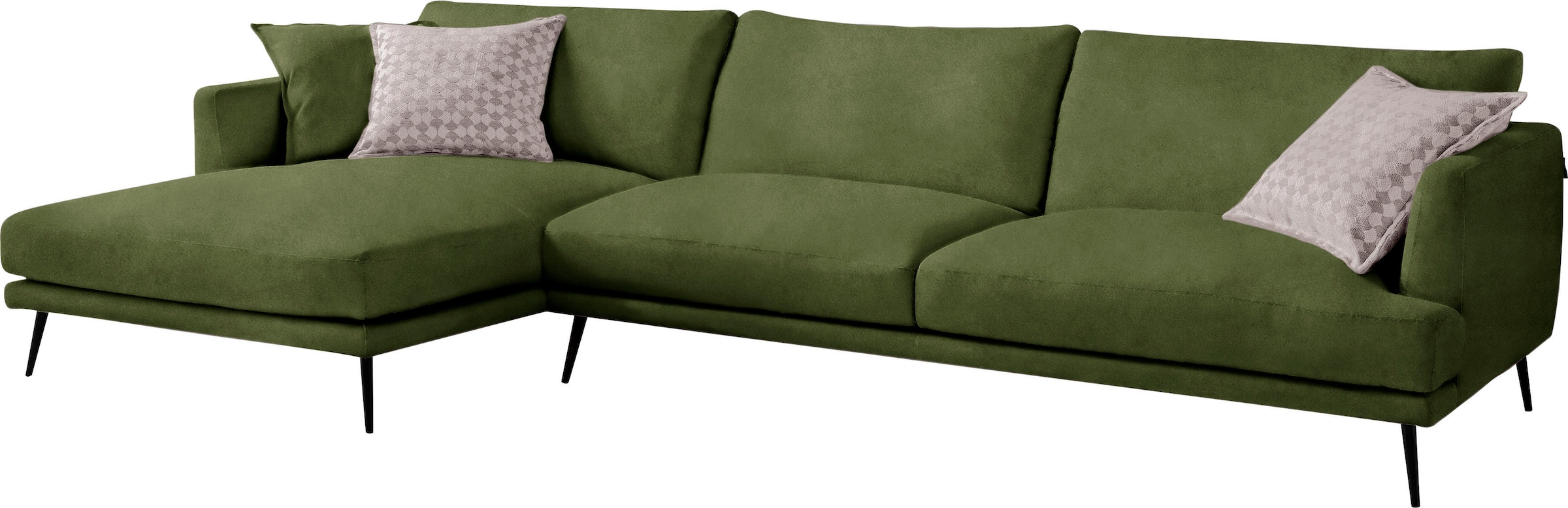 Egoitaliano Ecksofa "Sophia, Designsofa mit extrakomfortablem Sitzkomfort", günstig online kaufen