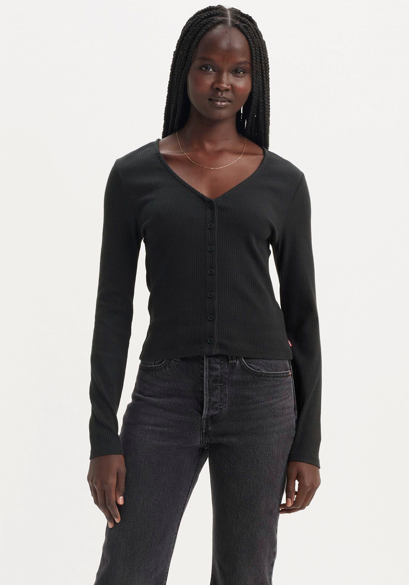 Levis Strickjacke, mit Knopfleiste und in Struktur-Optik günstig online kaufen