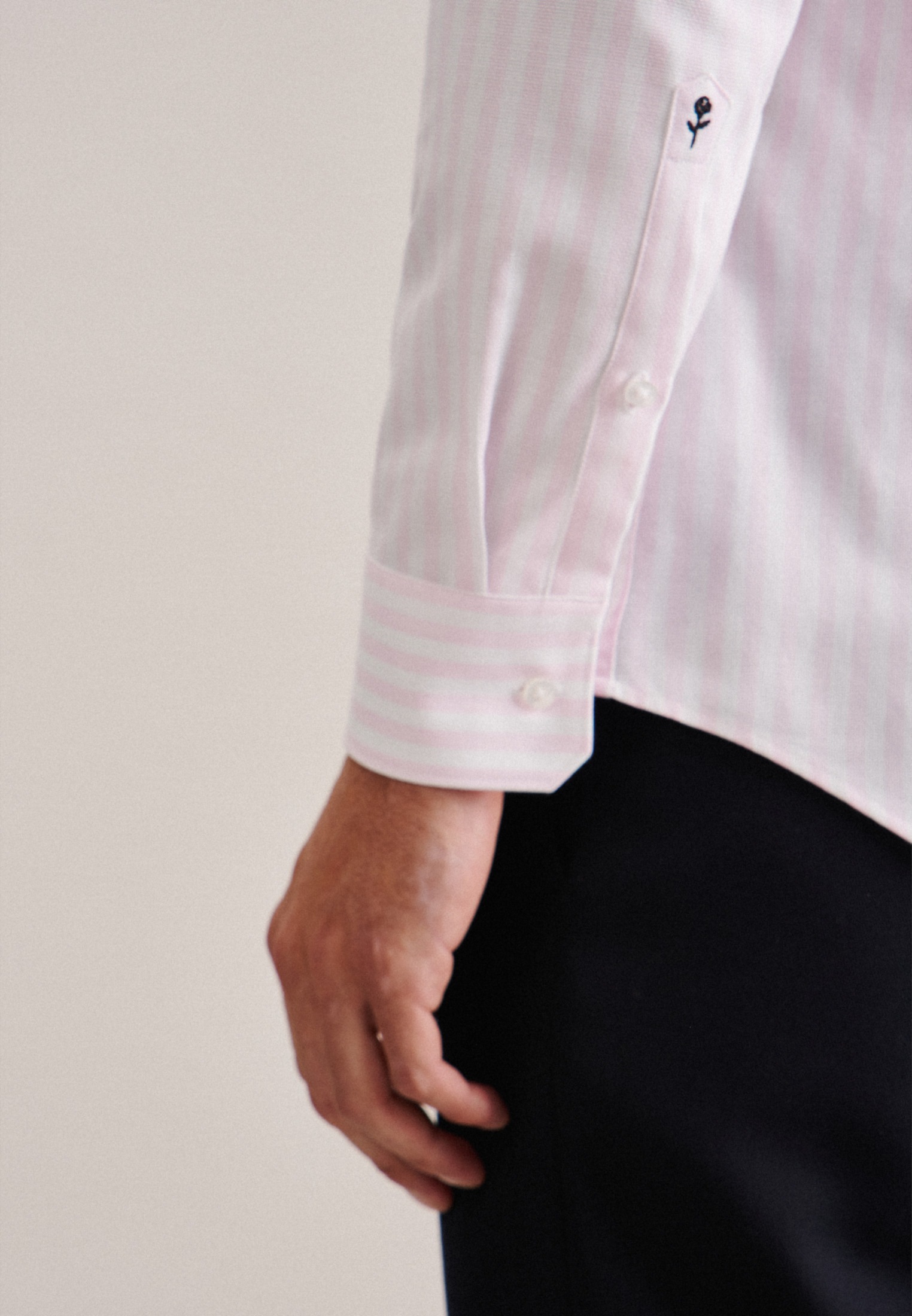 seidensticker Businesshemd »Slim«, Slim Langarm Kentkragen Streifen