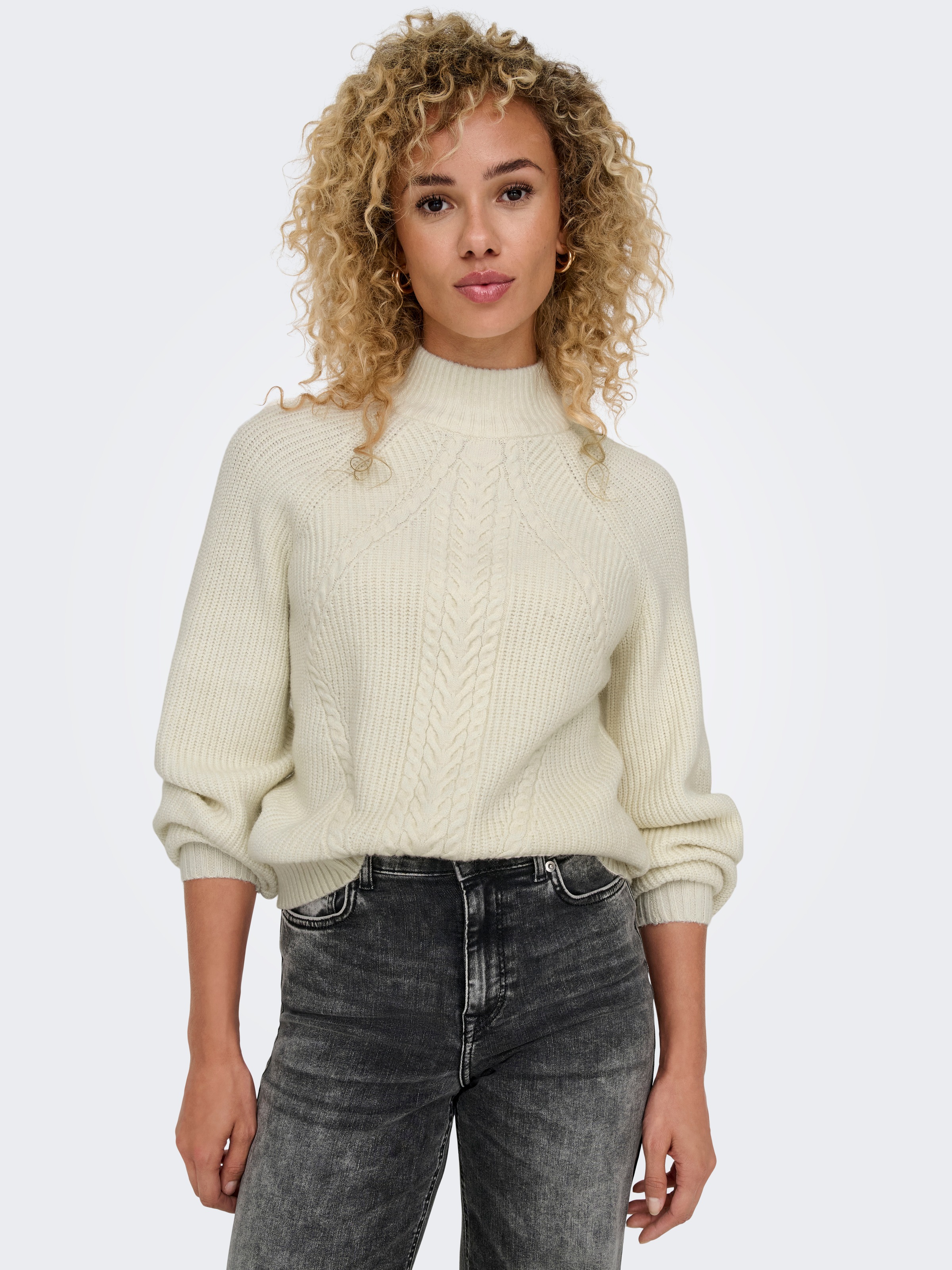 ONLY Stehkragenpullover »ONLKATIA LS DETAIL HIGHNECK CC KNT«