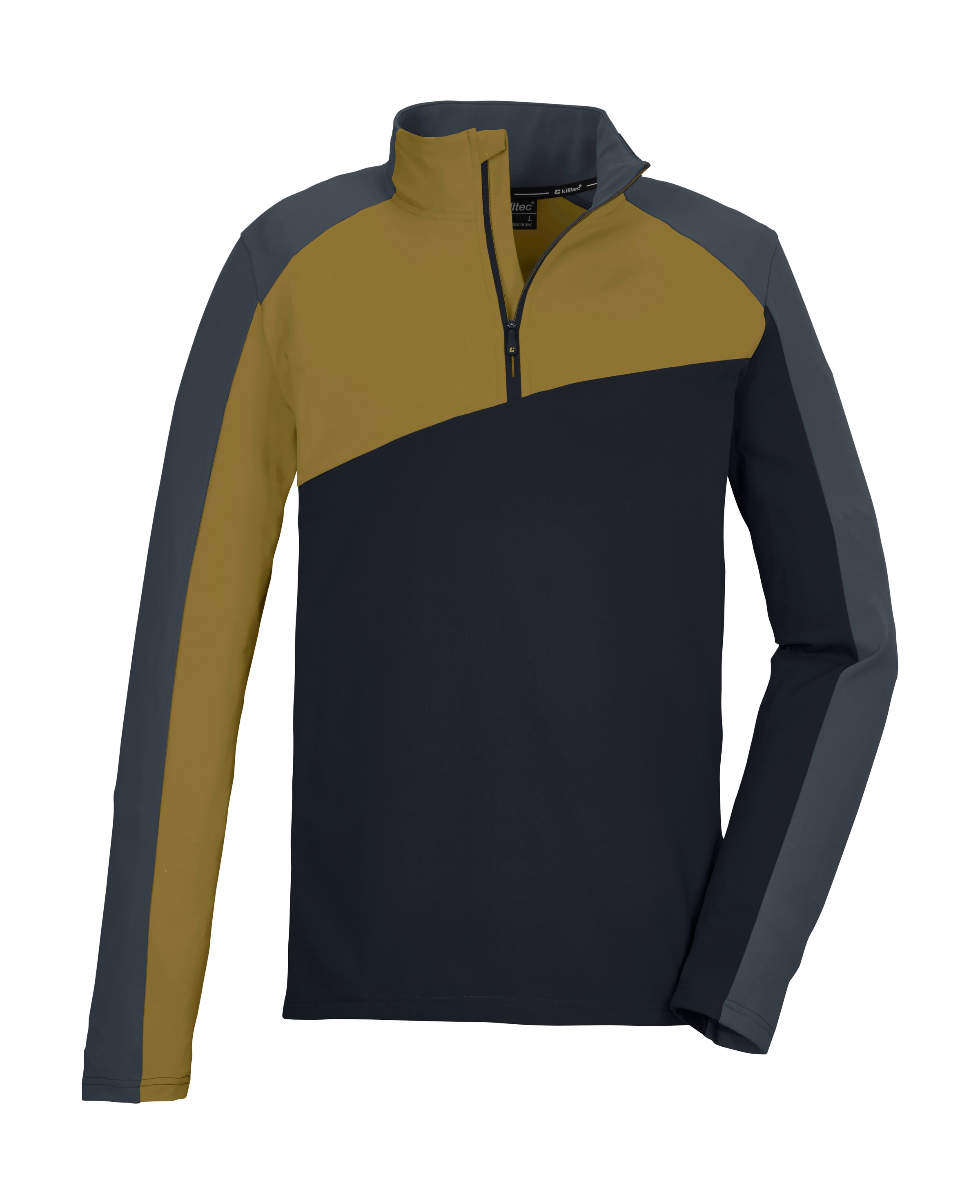 Killtec Langarmshirt "KSW 316 MN LS SHRT", Funktionsshirt mit Stehkragen, S günstig online kaufen