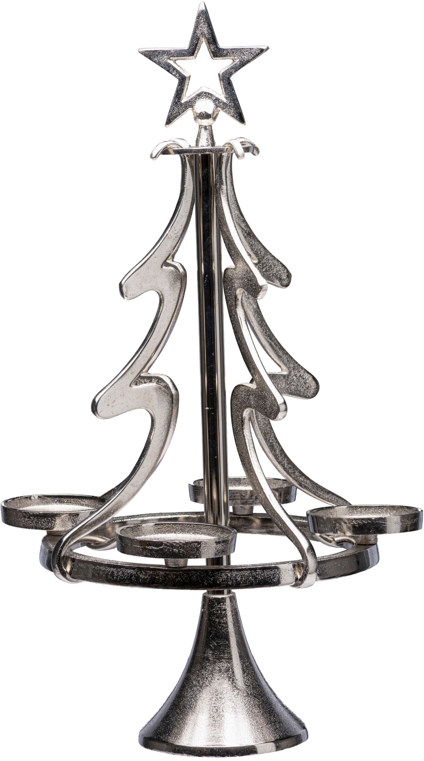 my home Adventsleuchter »Tannenbaum, Weihnachtsdeko«, (1 St.), Kerzenständer  aus Aluminium, Höhe 86 cm kaufen | BAUR