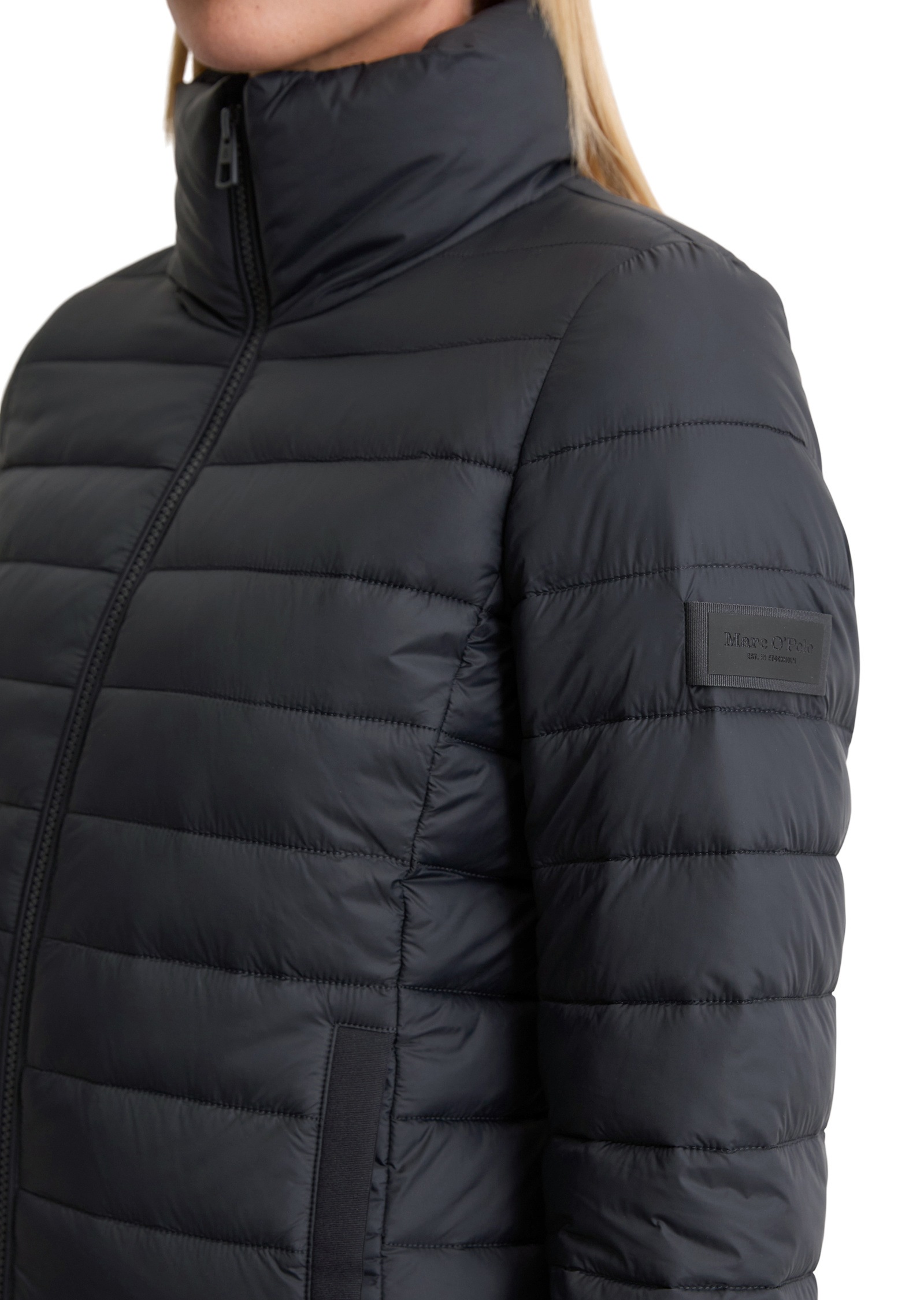 Marc O'Polo Outdoorjacke »mit recycelten Materialien«, ohne Kapuze