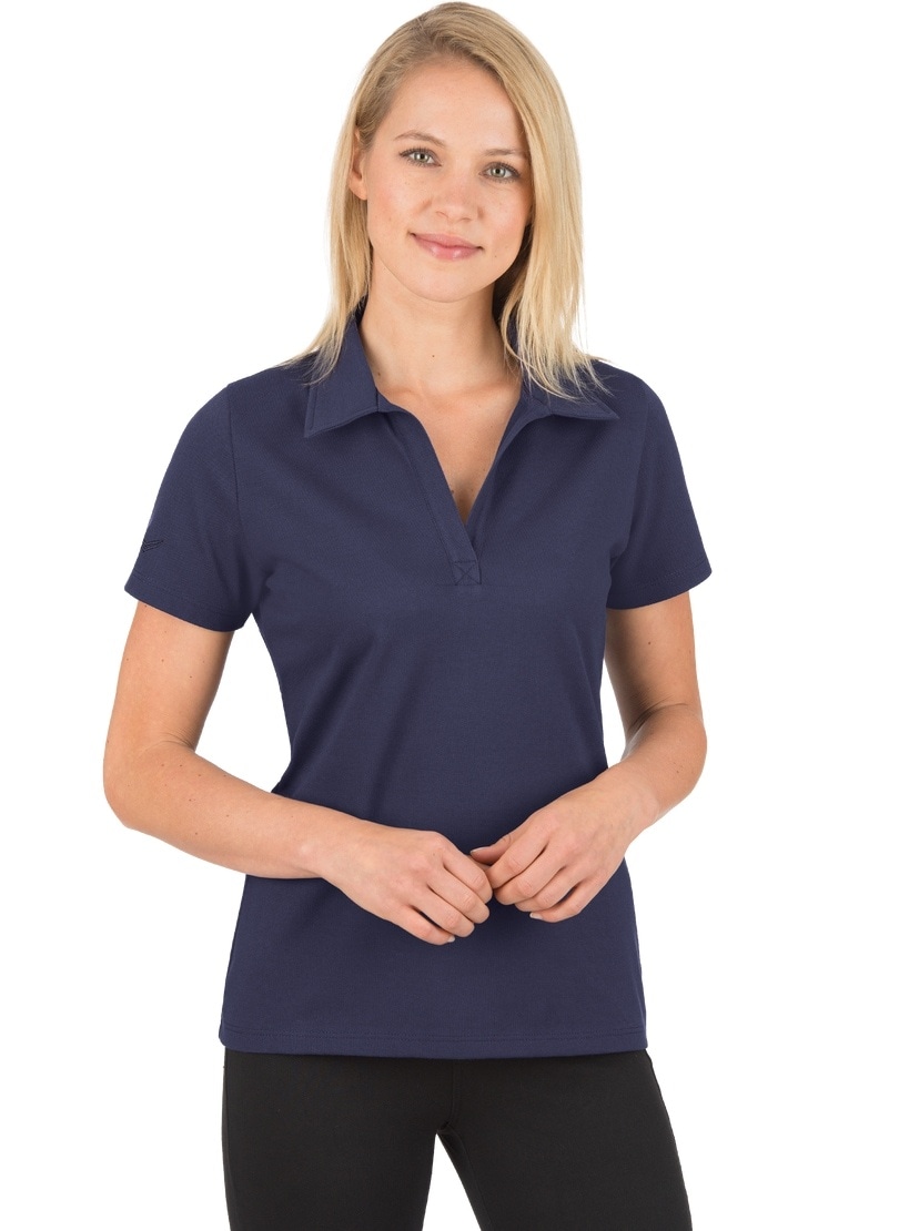 Trigema Poloshirt "TRIGEMA Poloshirt ohne Knopfleiste", (1 tlg.) günstig online kaufen