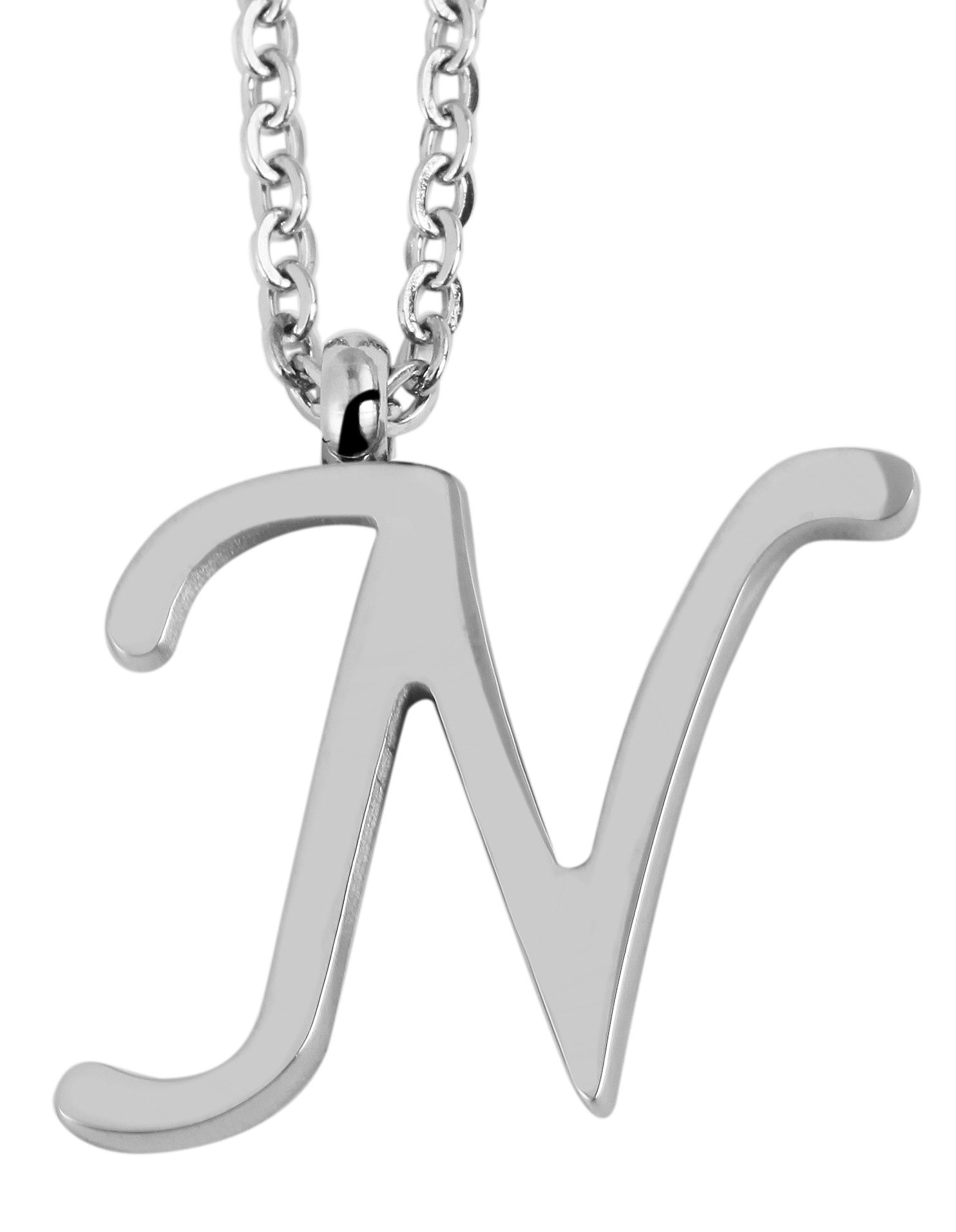 Adelia´s Kette ohne Anhänger »Halskette mit Anhänger – Buchstabe S aus Edelstahl« Ein kleines Geschenk mit großer Wirkung