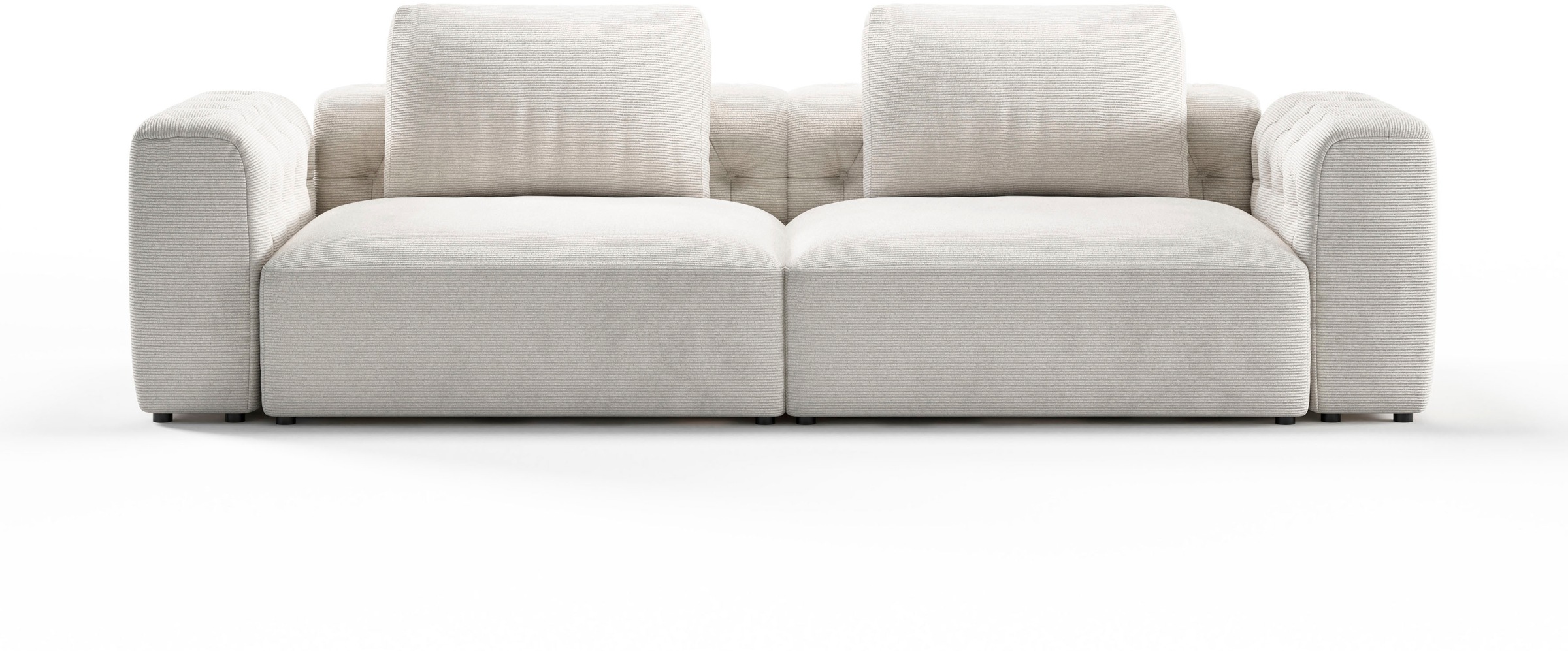 RAUM.ID 2,5-Sitzer »Cushid«, Modulsofa, bestehend aus 2 Teilen, Breite 268 cm