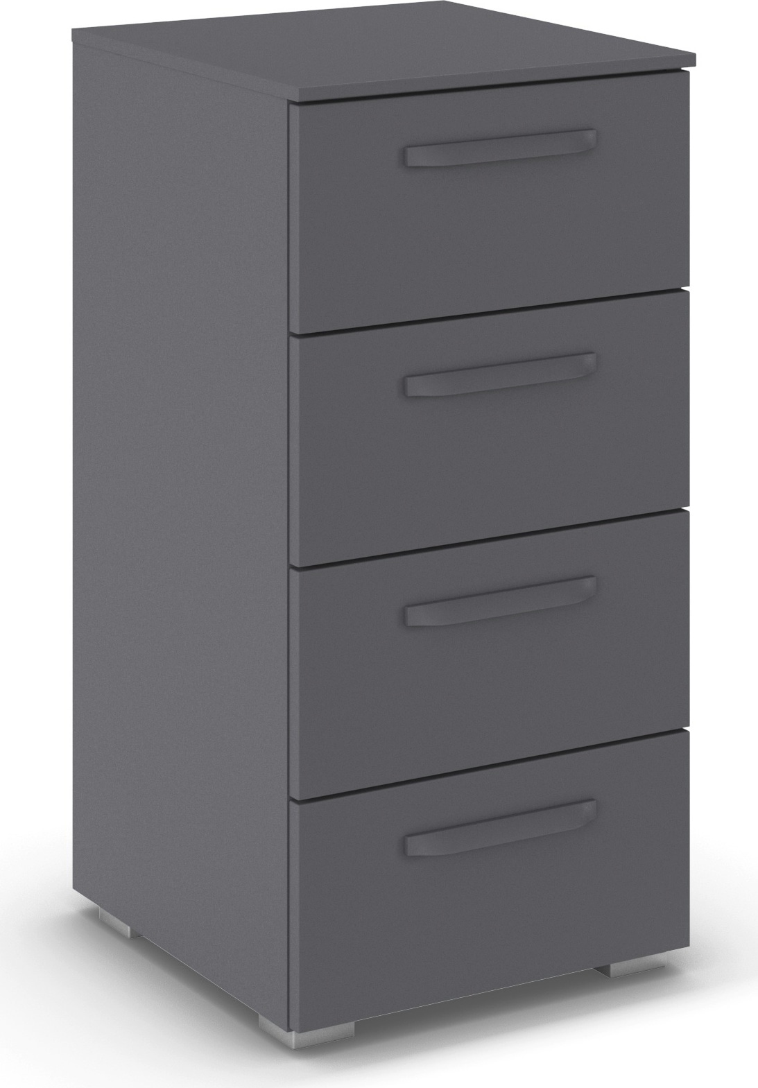 OTTO home Schubkastenkommode "Kommode Sideboard Schubladenkommode Schlafzimmerkommode OTELI" Breite 40 cm SOFT-CLOSE-FUNKTION, elegante Dekor- oder Hochglanzfront, mit 4 geräumigen Schubladen für viel Stauraum MADE IN GERMANY