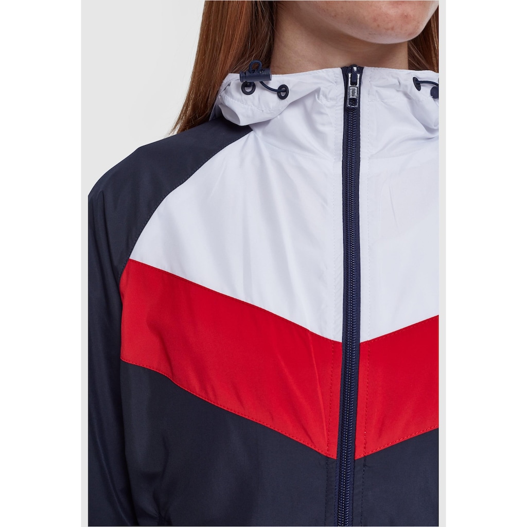 URBAN CLASSICS Anorak »Urban Classics Damen Ladies 3-Tone Windbreaker«, (1 St.), mit Kapuze