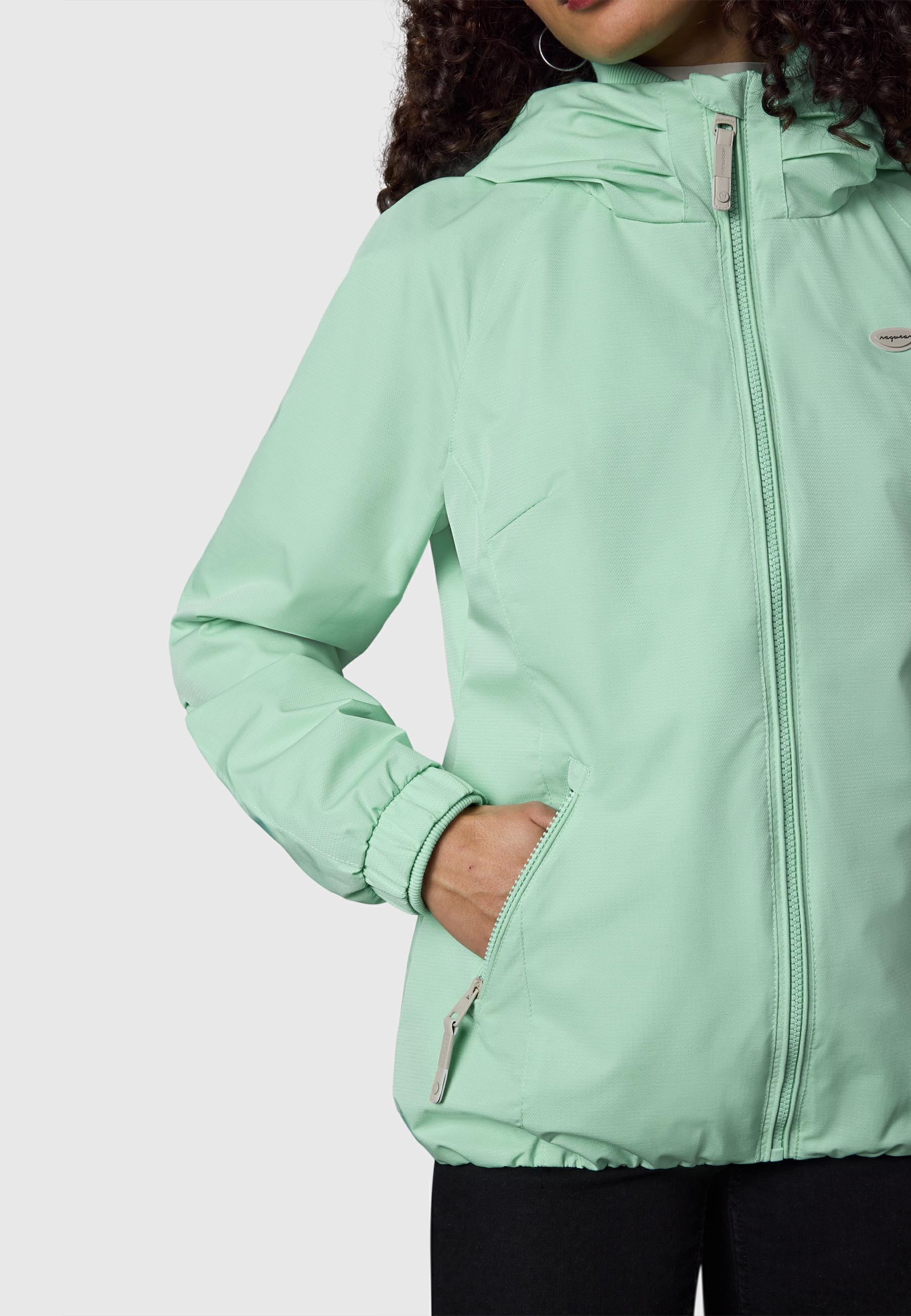 Ragwear Outdoorjacke »Dizzie Tech« mit Kapuze Wasserdichte Damen Übergangsjacke mit großer Kapuze