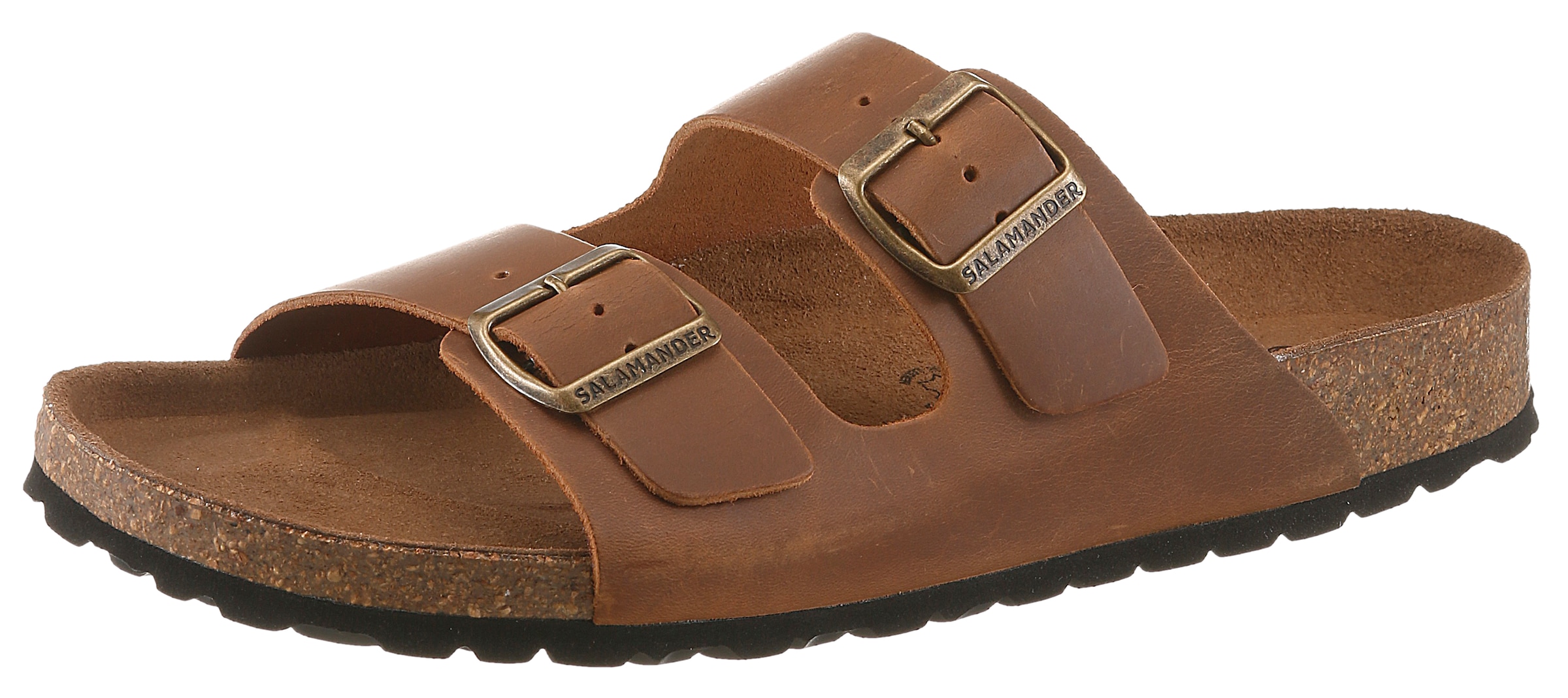 Salamander Pantolette  Sommerschuh, Hausschuh mit Schnallenverschlüsse und Fußbett