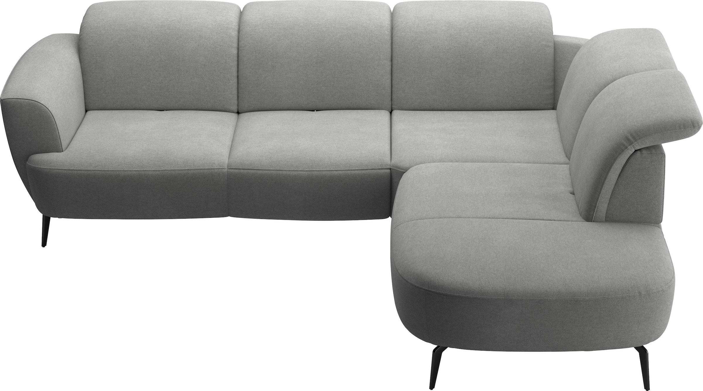 sit&more Ecksofa »Zoe«, ink.Sitztiefenverstellung, wahlweise mit Kopfteilverstellung