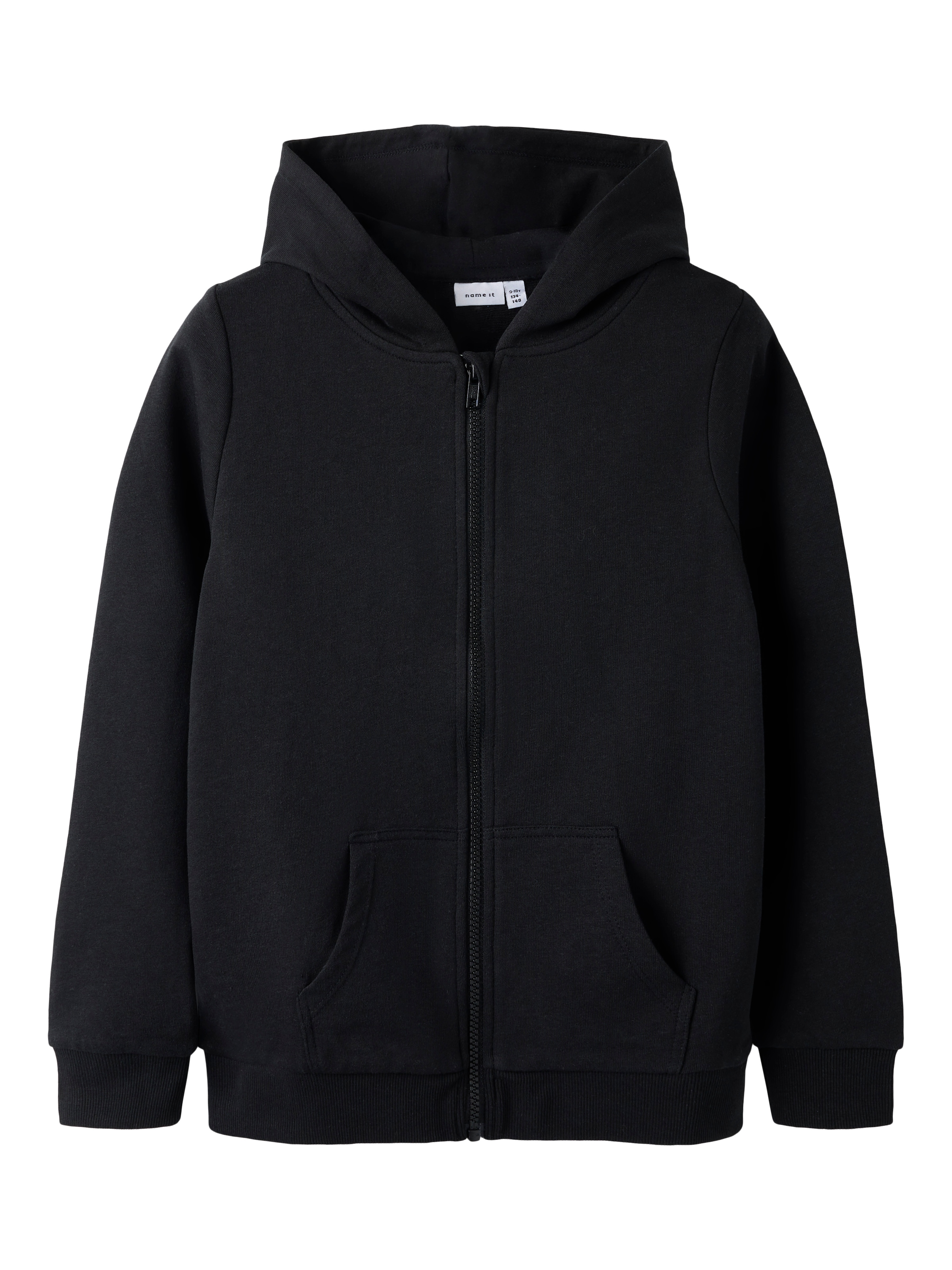 Name It Kapuzensweatjacke "NKMNESWEAT CARD W HOOD UNB NOOS" in klassischer Form