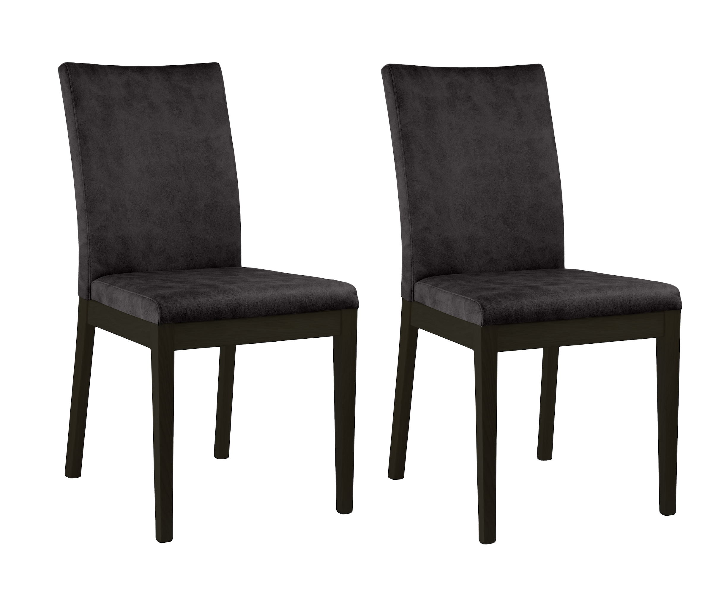 Home affaire 4-Fußstuhl "Dendres" (Set) 2 Stk. Microfaser Sitz und Ruecken günstig online kaufen